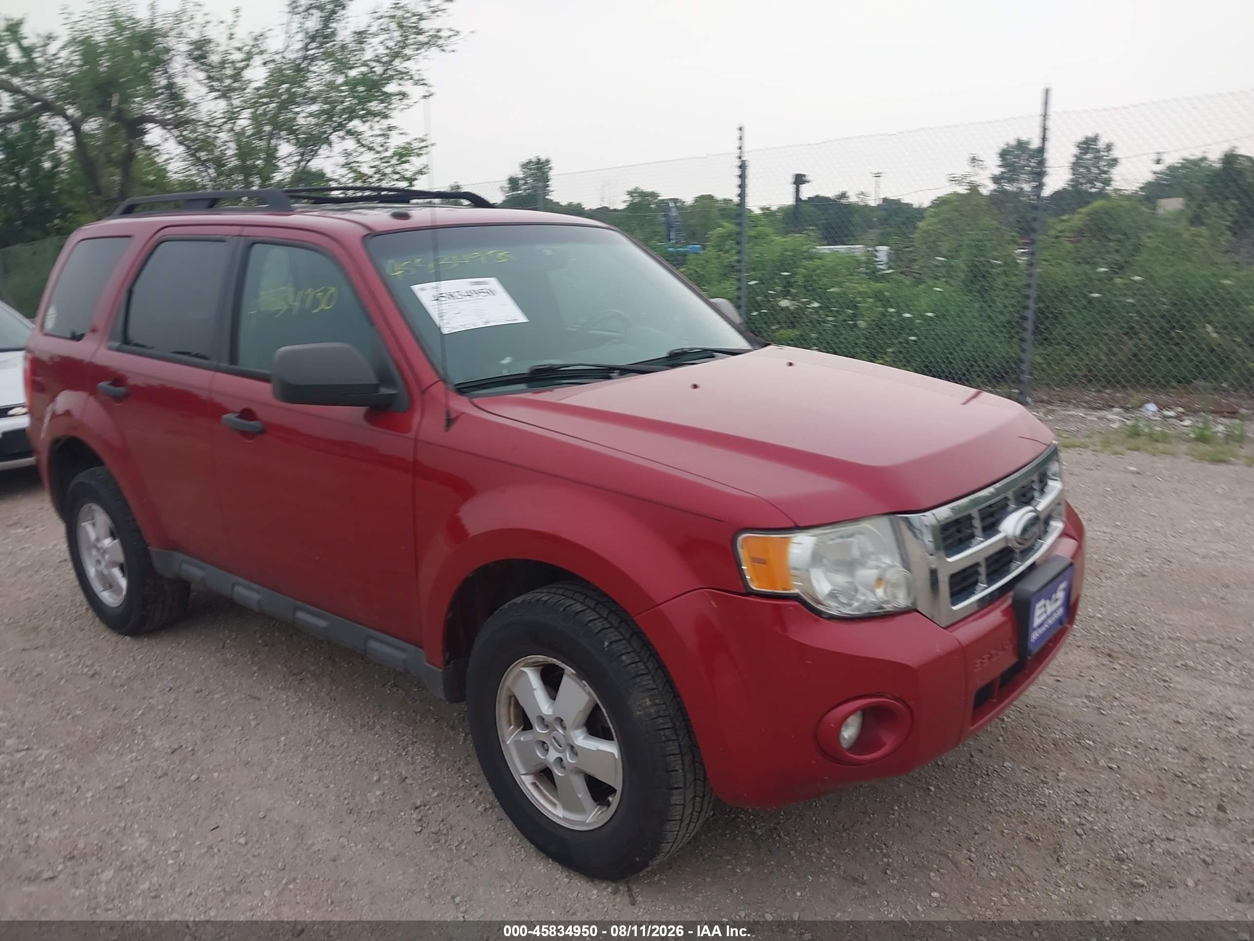 2010 Ford Escape XLT, VIN 1FMCU0D70AKA33235 — Normal wear