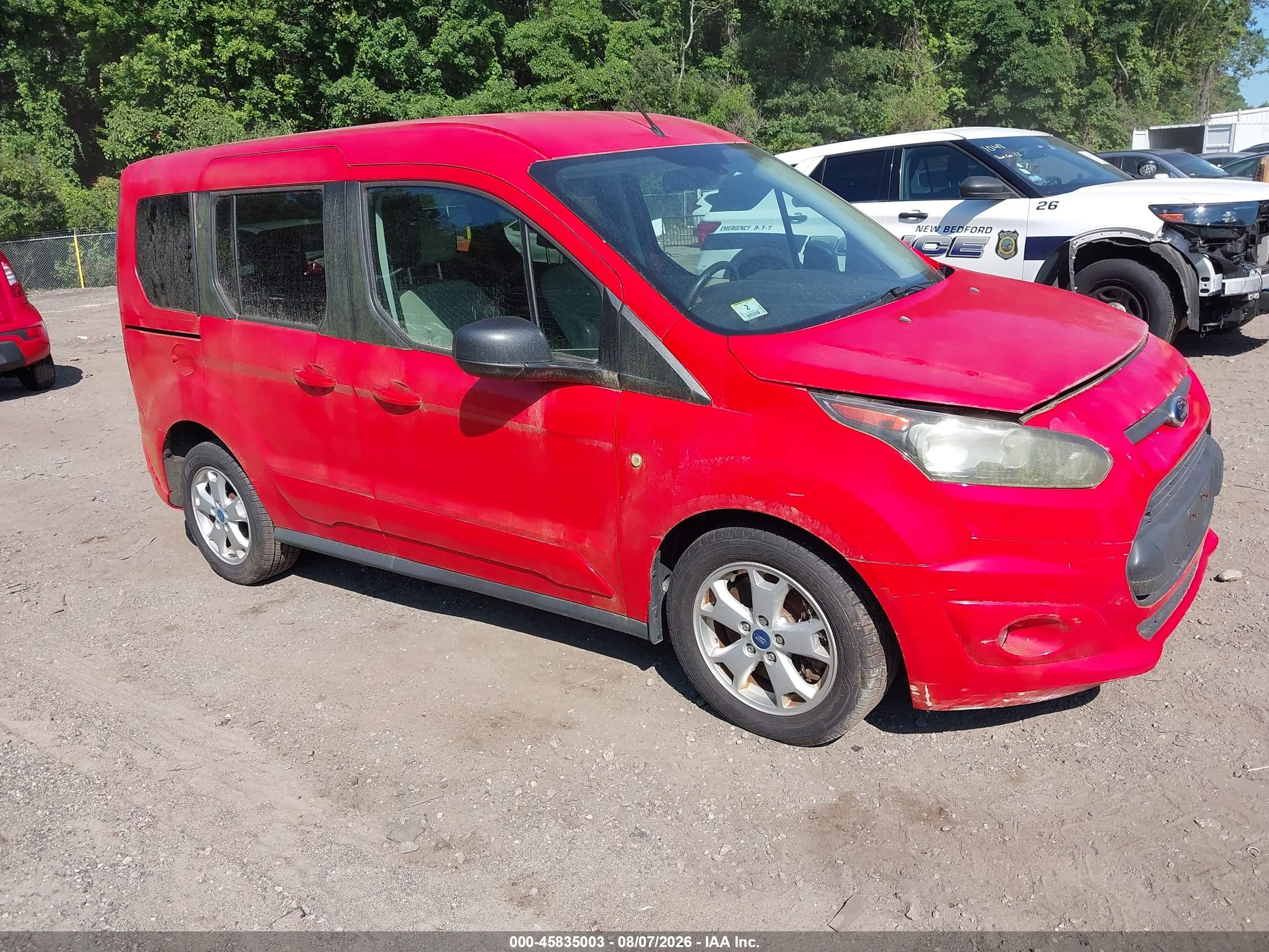 2014 Ford Transit Connect XLT, VIN NM0AE8FX1E1156927 — Обычный износ