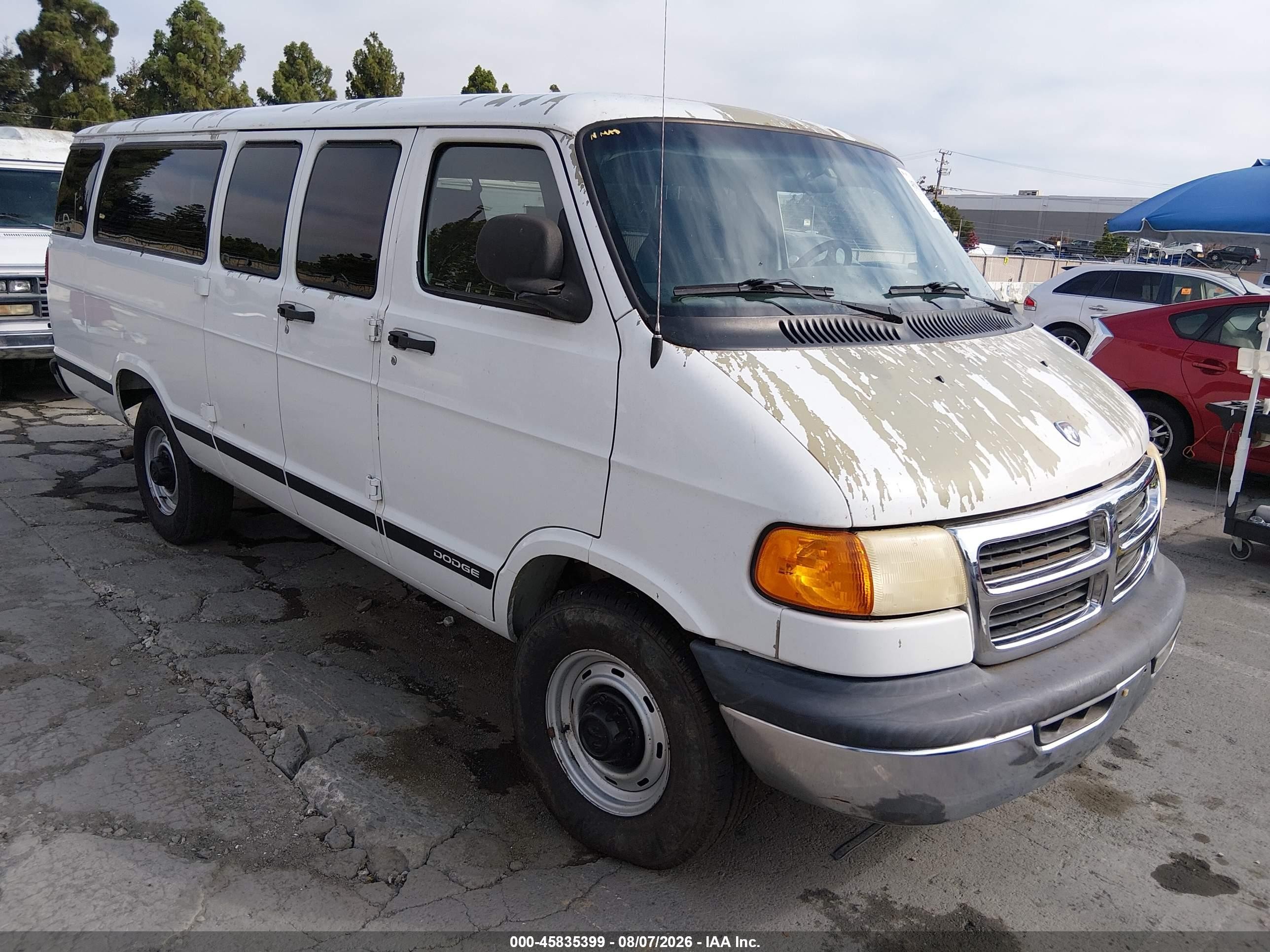 2001 Dodge Passenger, VIN 2B5WB35Z31K555515 — Обычный износ