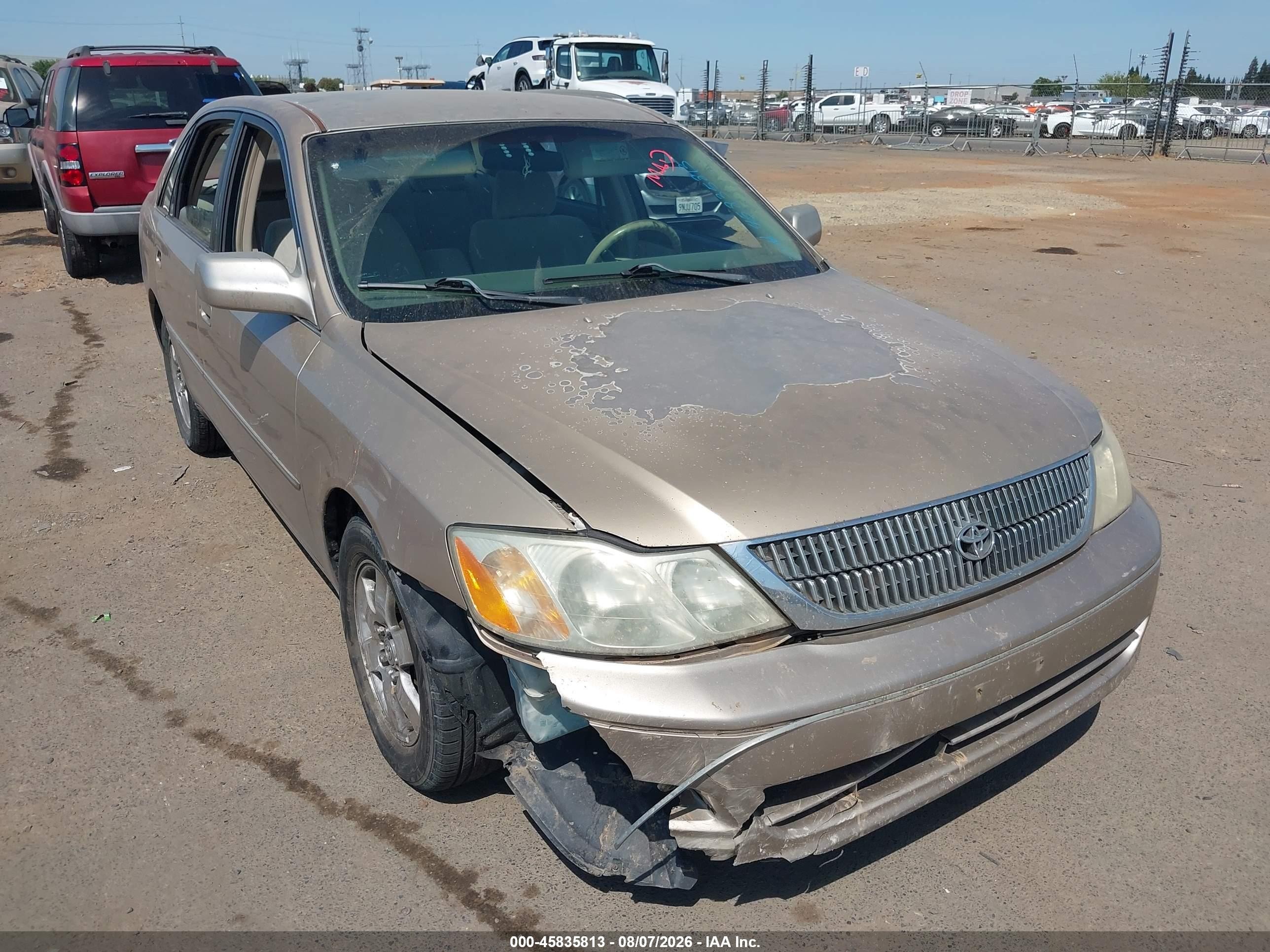 2001 Toyota Avalon XLS, VIN 4T1BF28B61U124286 — Обычный износ