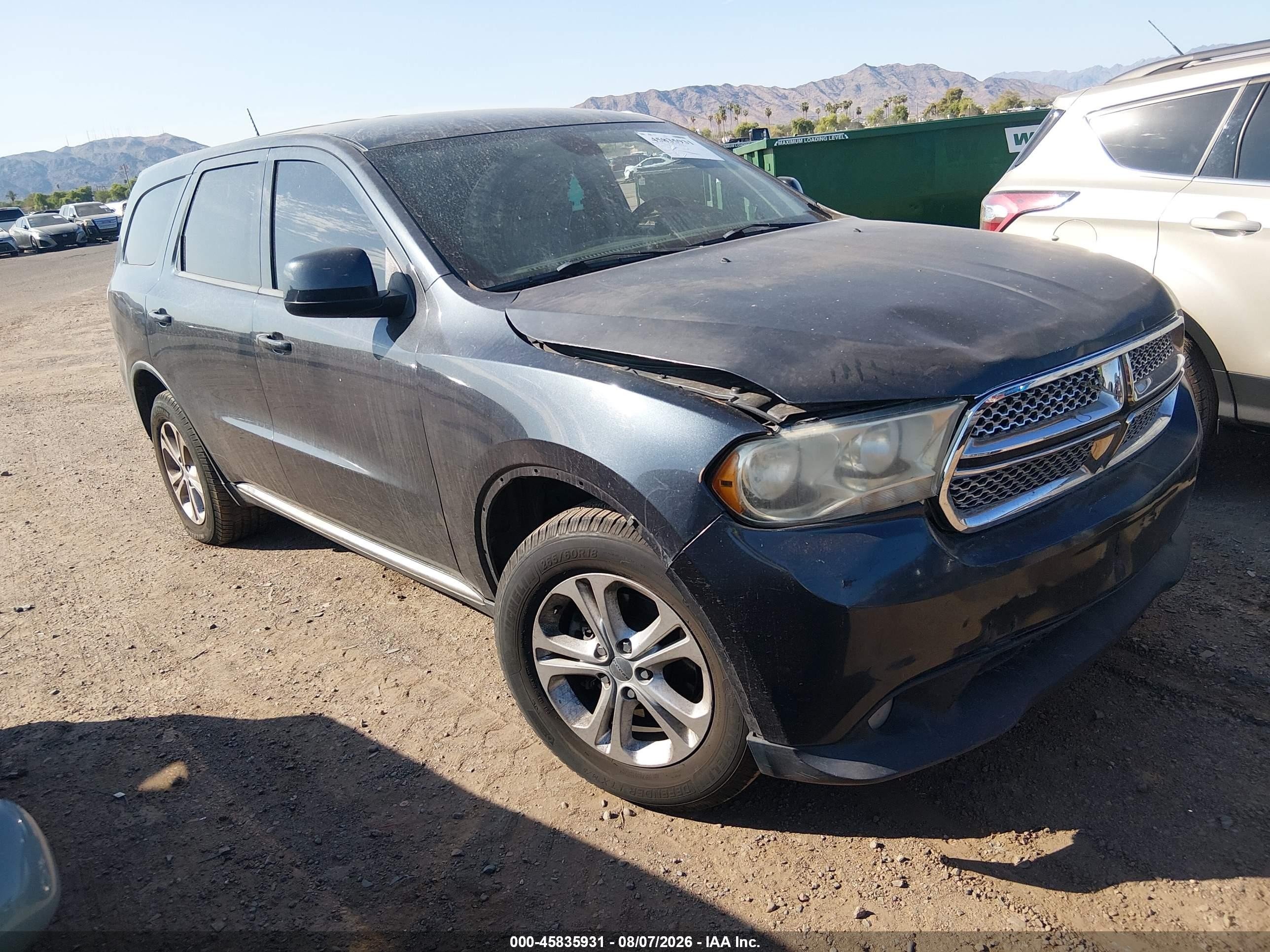 2013 Dodge Durango SXT, VIN 1C4RDHAG8DC676013 — Normal wear
