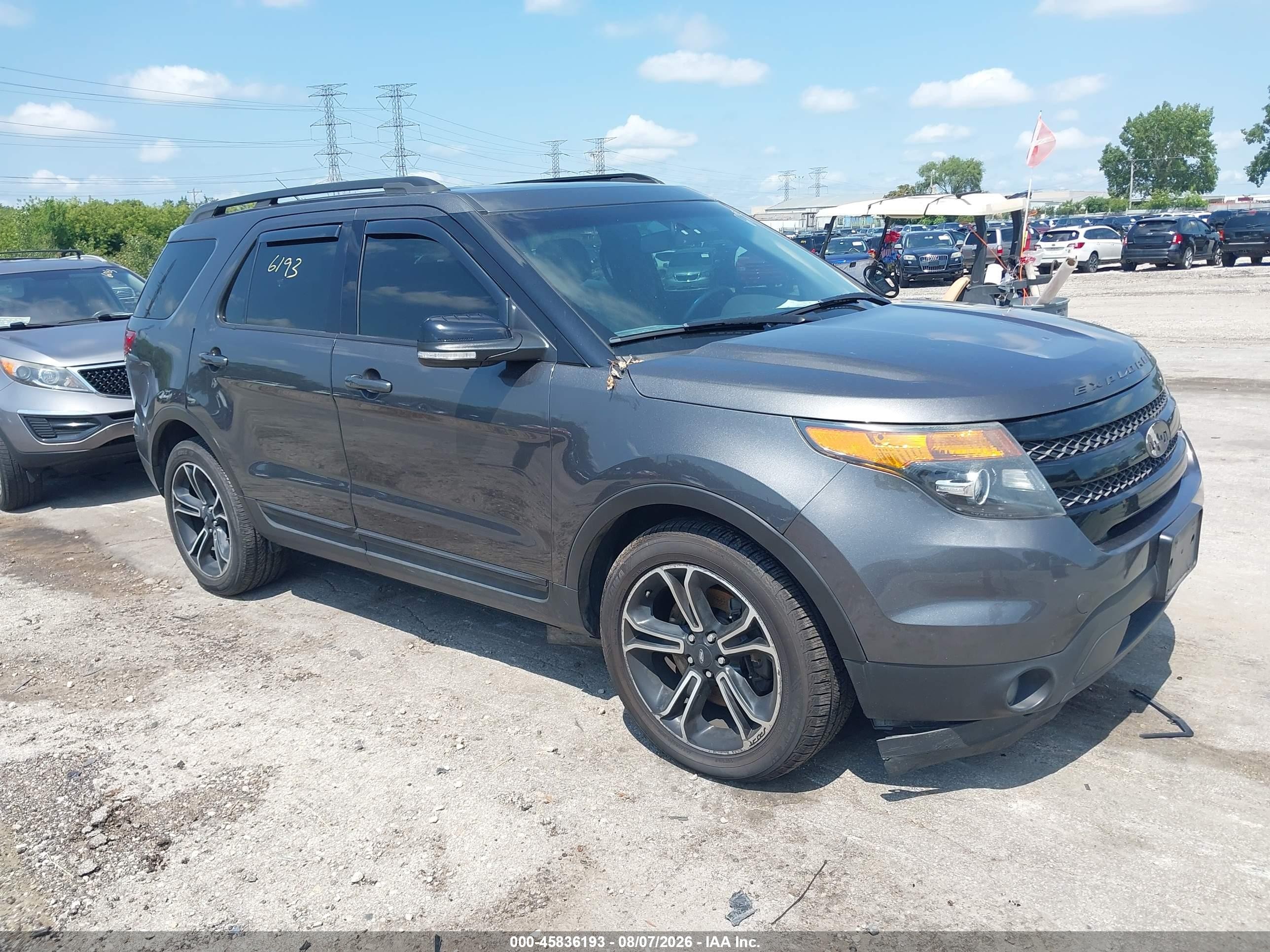 2015 Ford Explorer Sport, VIN 1FM5K8GT3FGC23787 — Normal wear