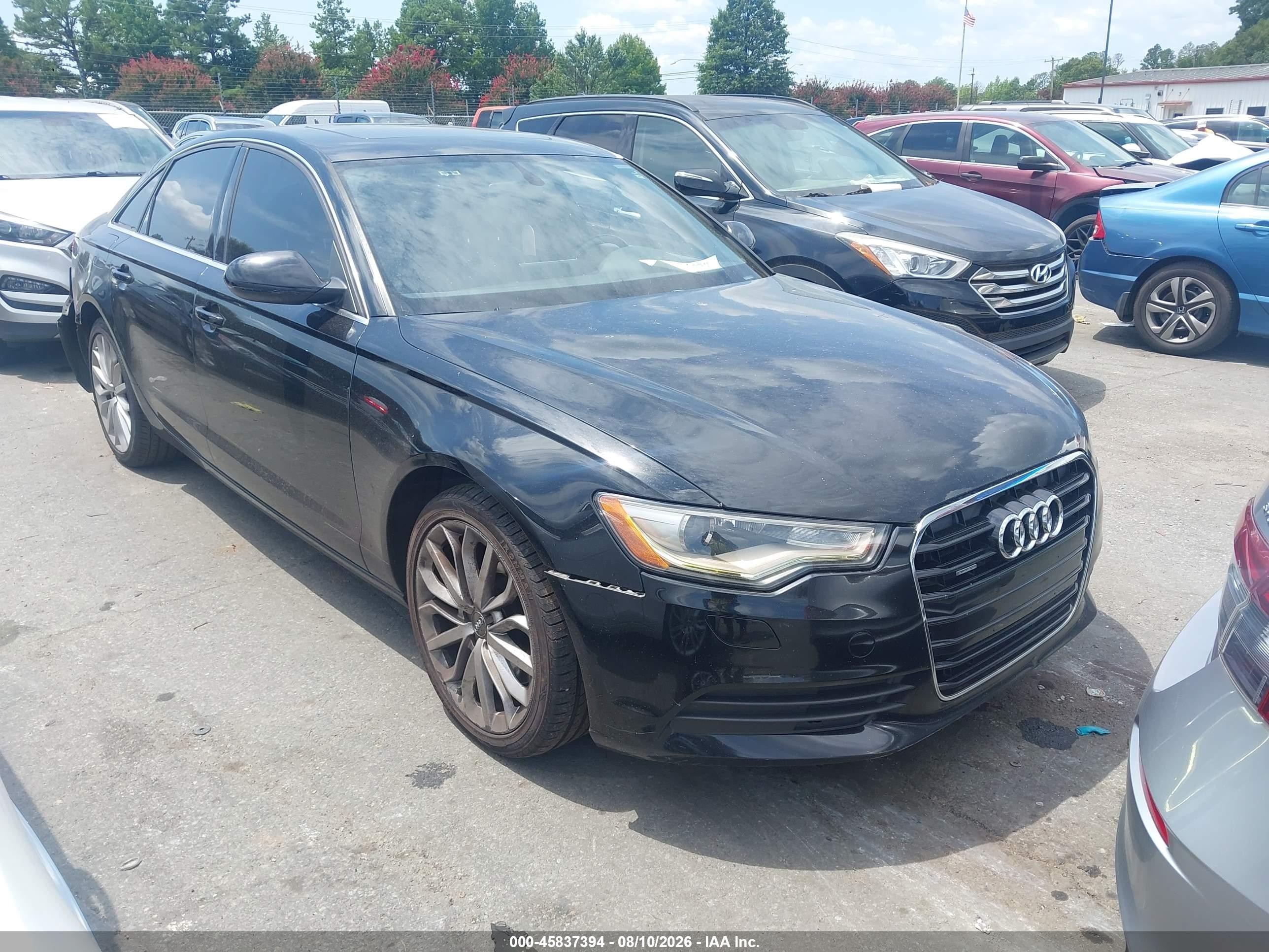 2014 Audi A6 Premium, VIN WAUFFAFC1EN052664 — Normal wear