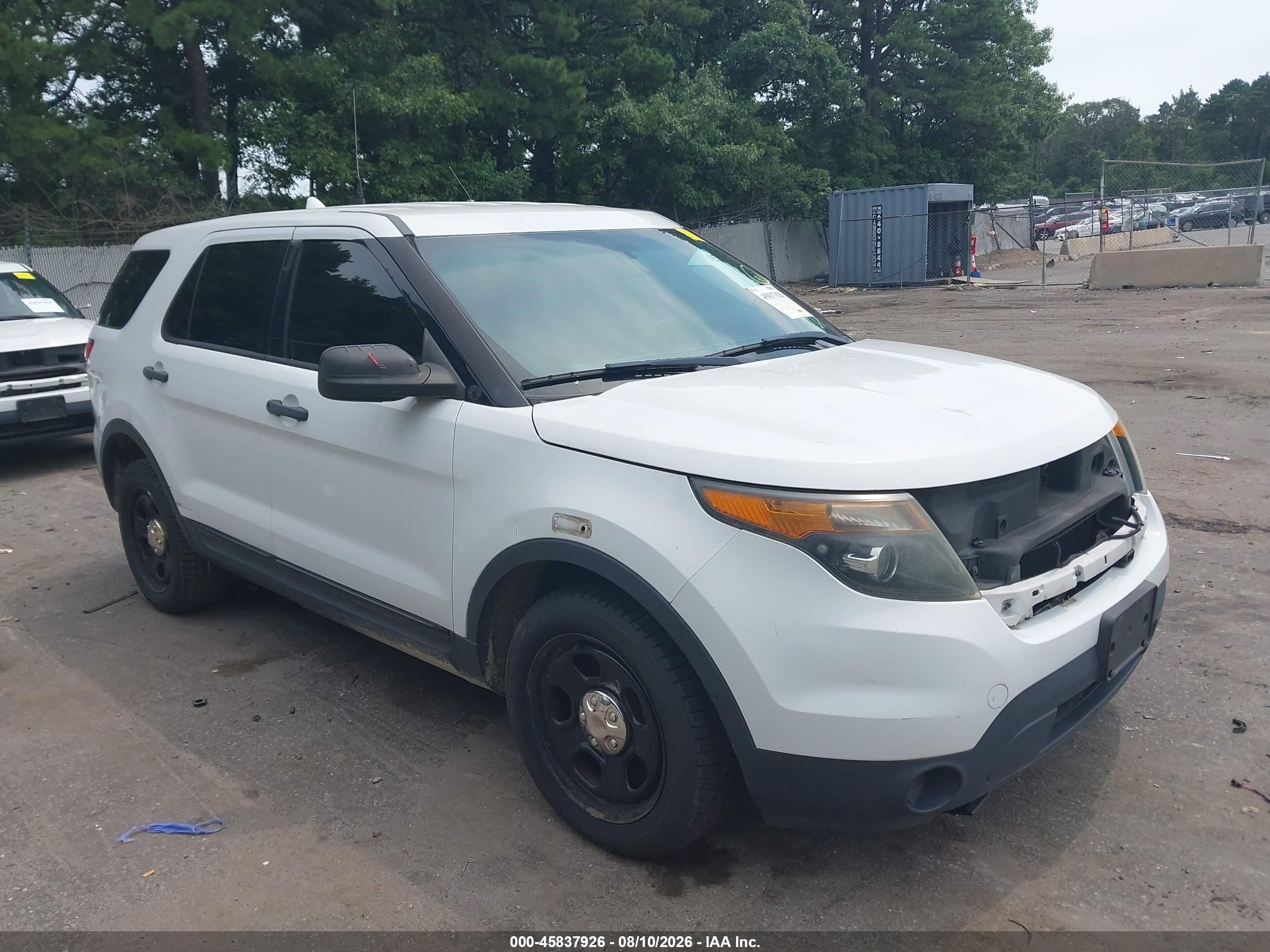 2014 Ford Police Interceptor Utility, VIN 1FM5K8AR1EGC60624 — Обычный износ