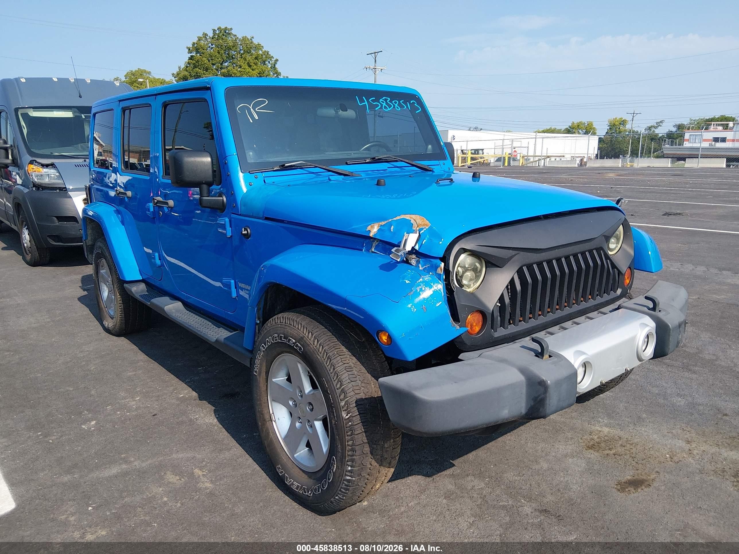 2012 Jeep Wrangler Unlimited Sahara, VIN 1C4BJWEG8CL131503 — Normal wear