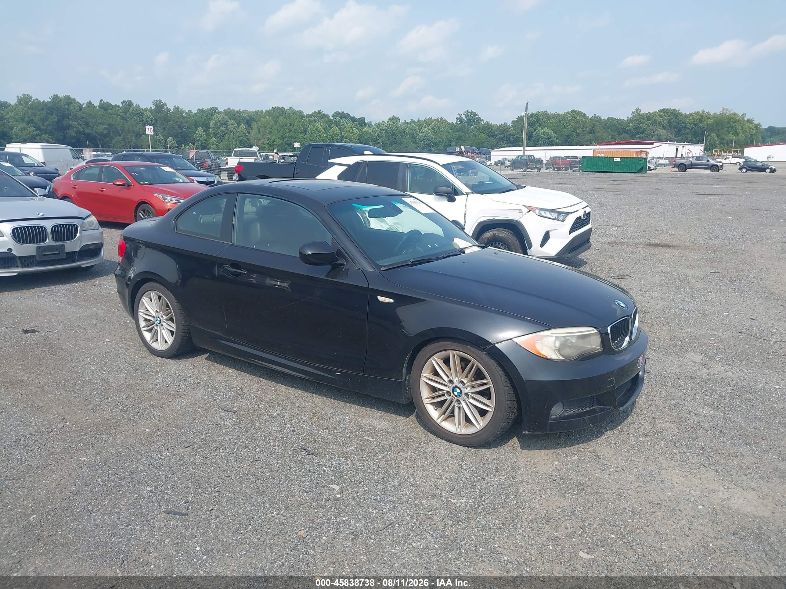 2012 BMW 1 Series 128i, VIN WBAUP9C54CVL91151 — Normal wear