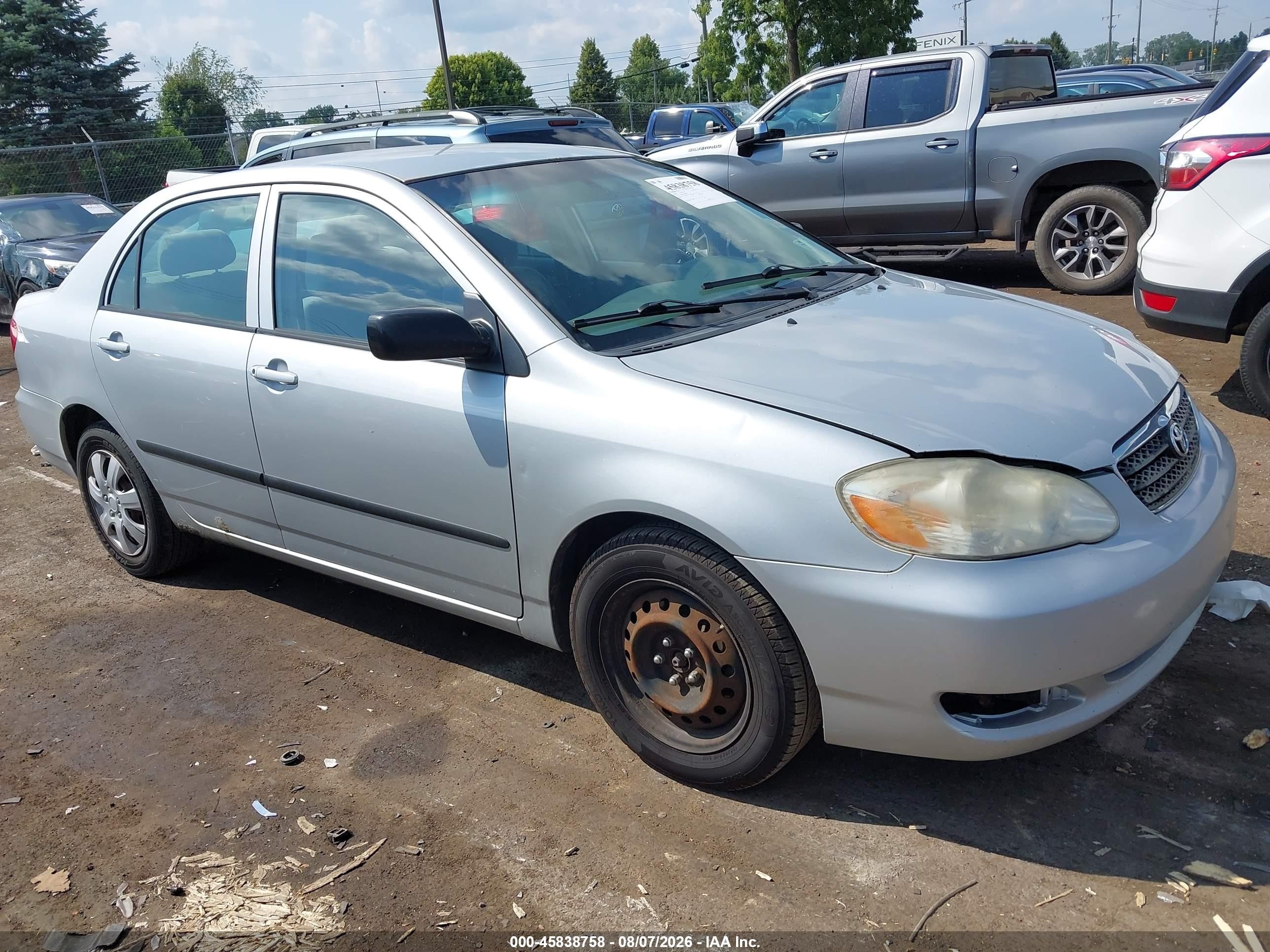 2008 Toyota Corolla S, VIN 2T1BR32E38C884204 — Normal wear