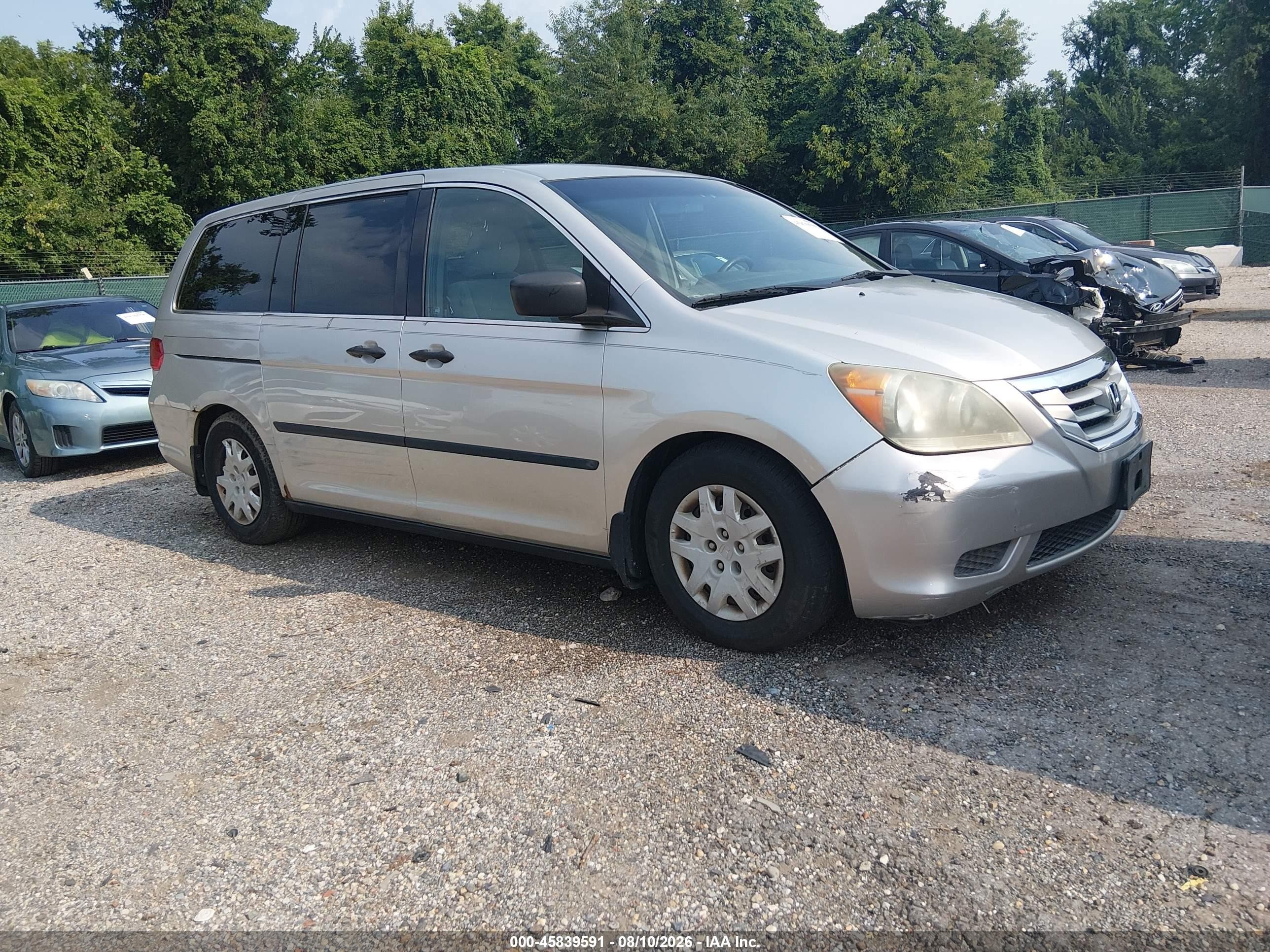 2008 Honda Odyssey LX, VIN 5FNRL38248B045123 — Normal wear
