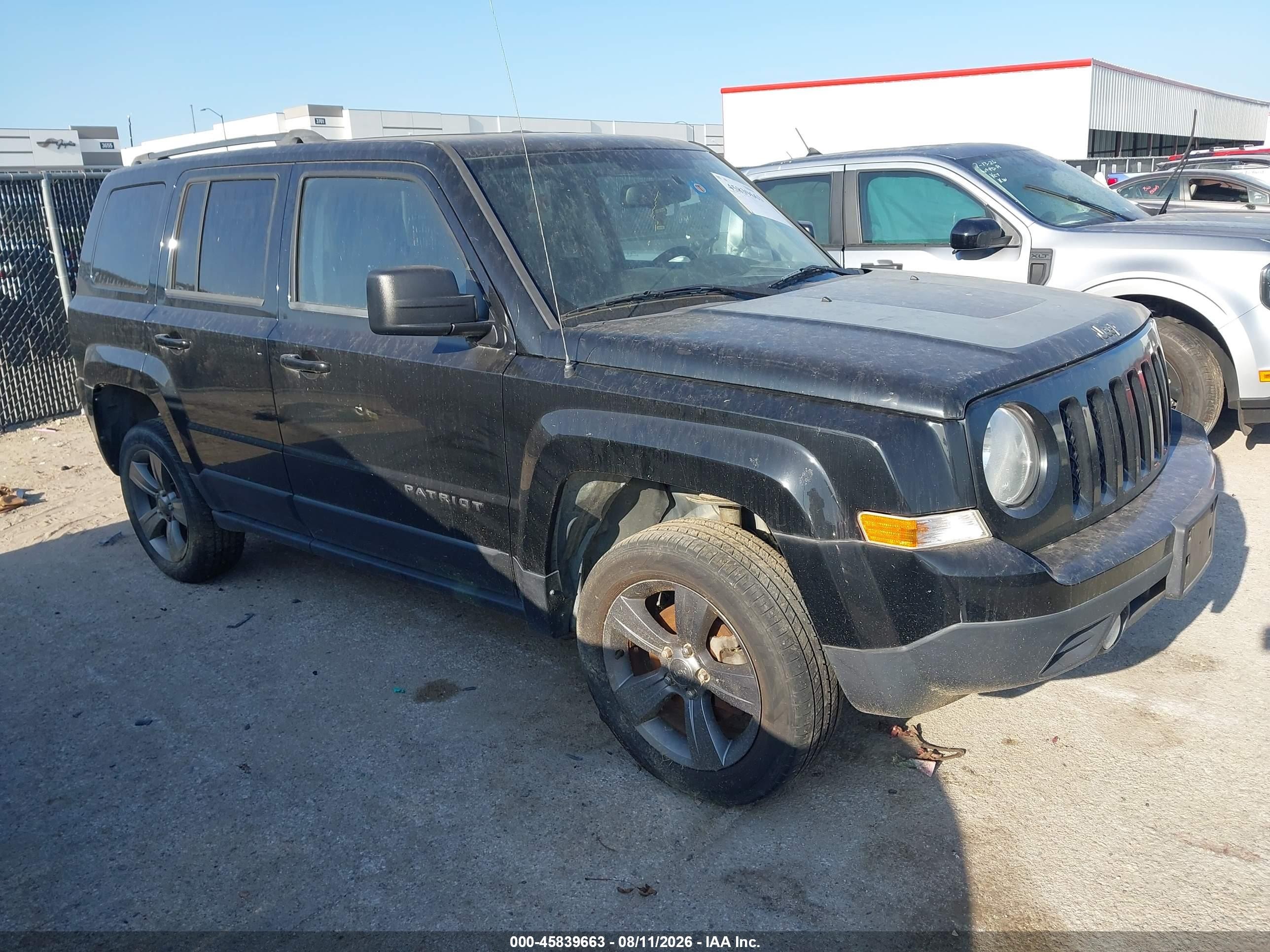 2016 Jeep Patriot Sport, VIN 1C4NJPBA3GD788423 — Normal wear