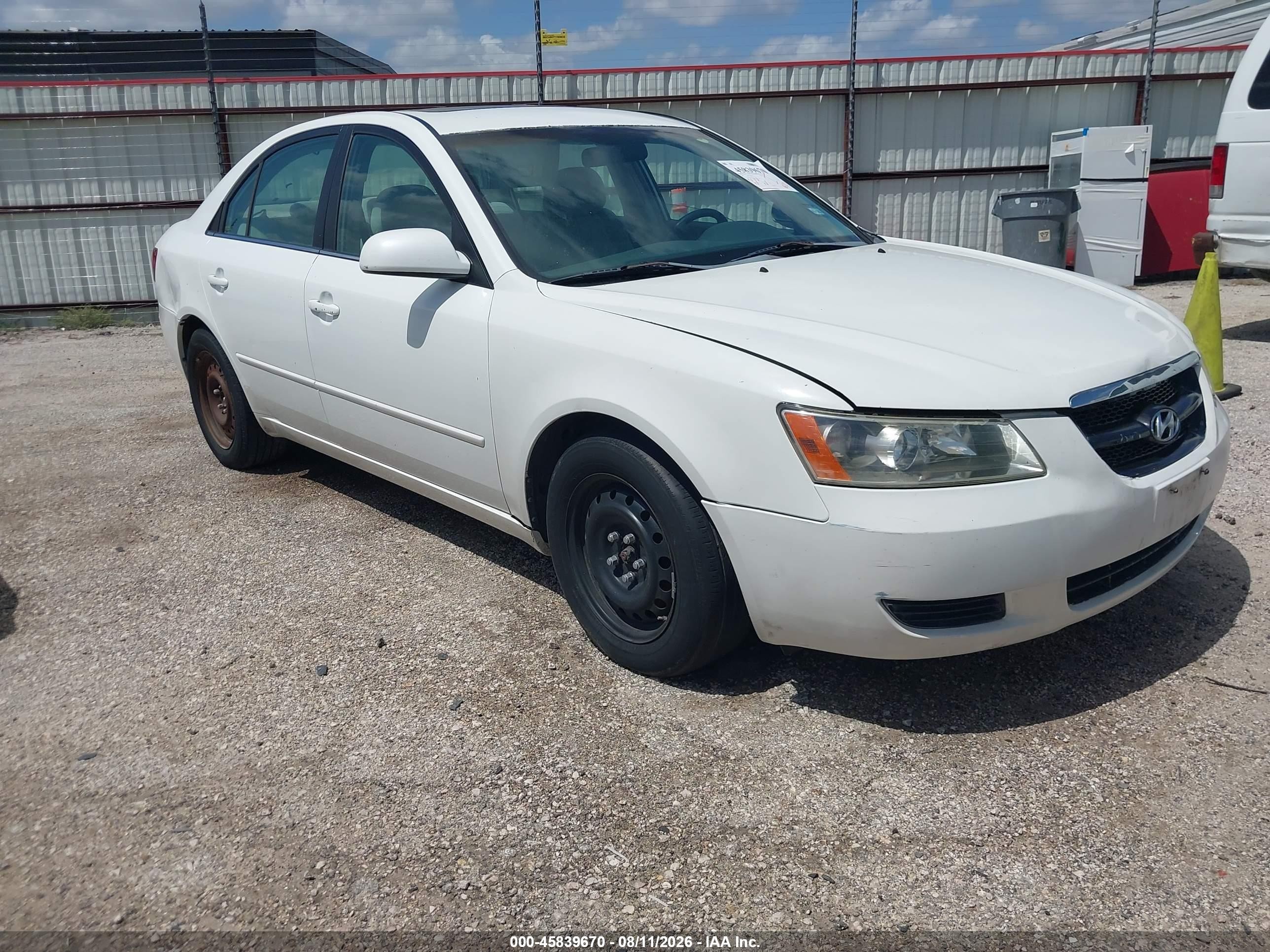 2008 Hyundai Sonata GLS, VIN 5NPET46F18H327229 — Normal wear