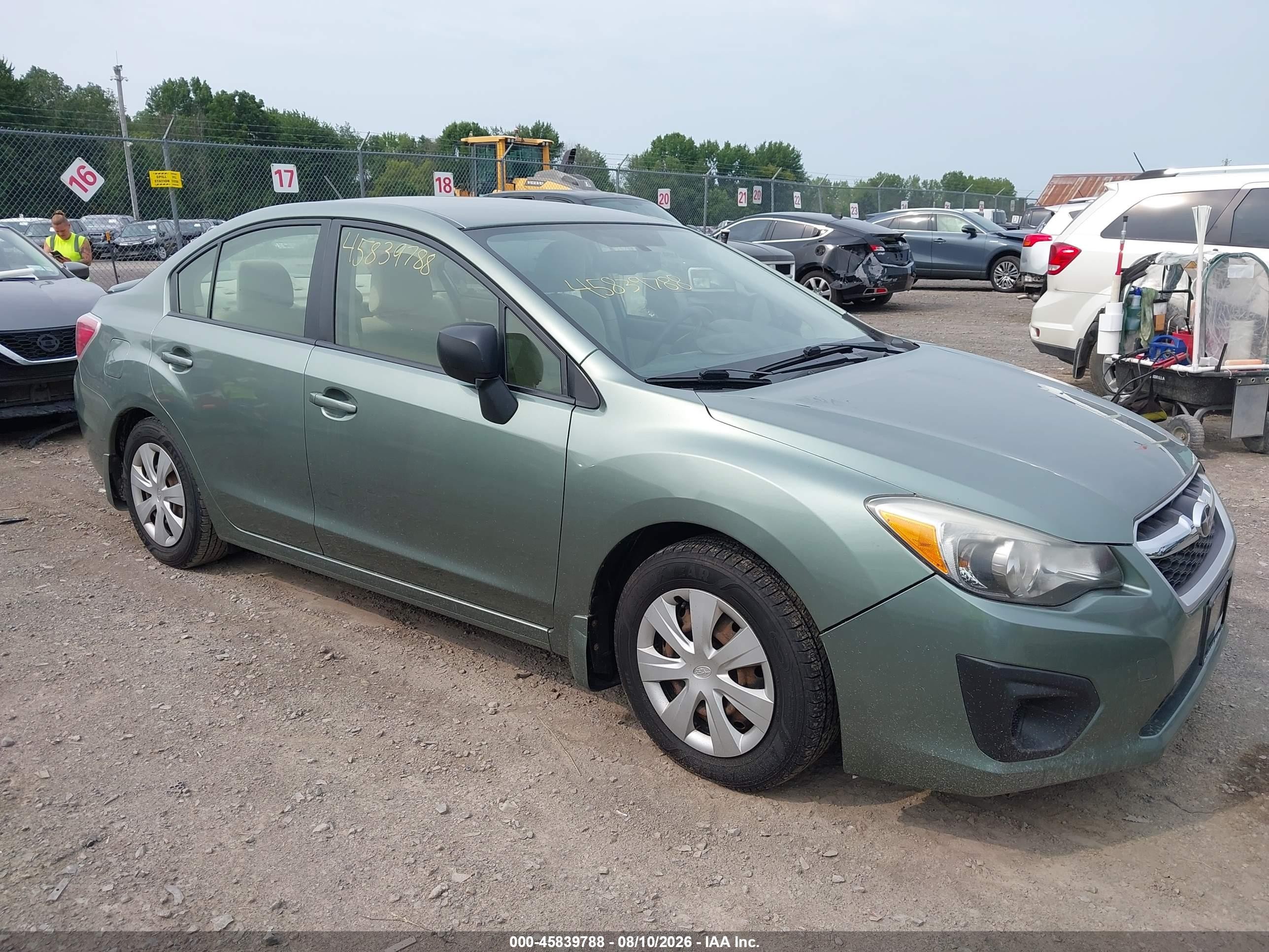 2014 Subaru Impreza, VIN JF1GJAA62EH025002 — Normal wear