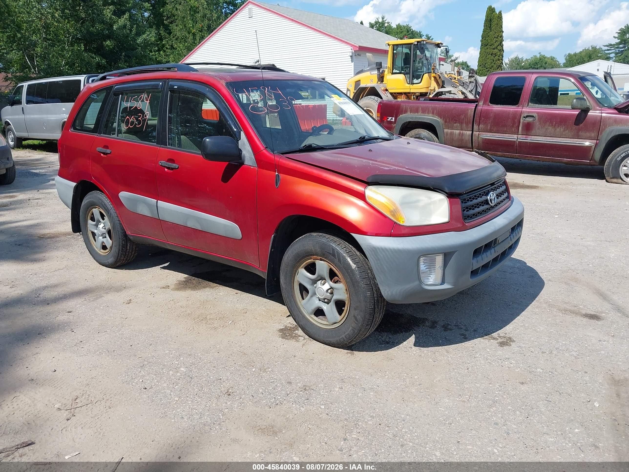 2001 Toyota RAV4, VIN JTEHH20V410033549 — Normal wear