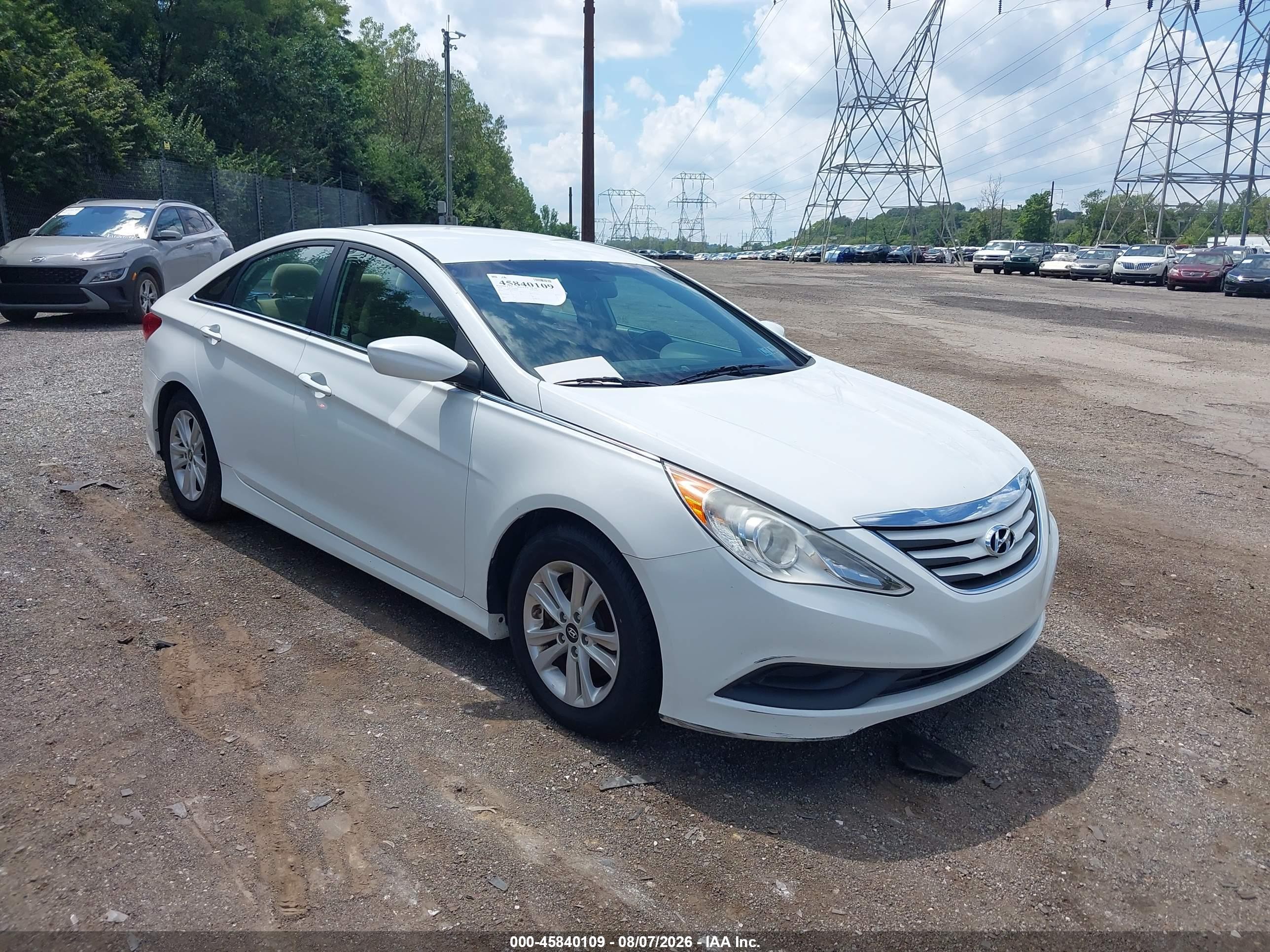 2014 Hyundai Sonata GLS, VIN 5NPEB4AC8EH889267 — Обычный износ