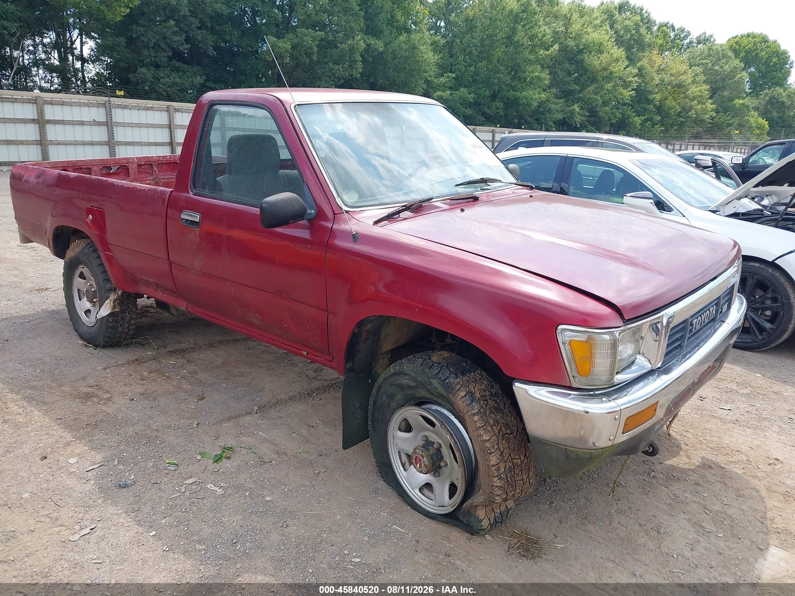 1989 Toyota Pickup, VIN JT4VN02D6K6000706 — Обычный износ