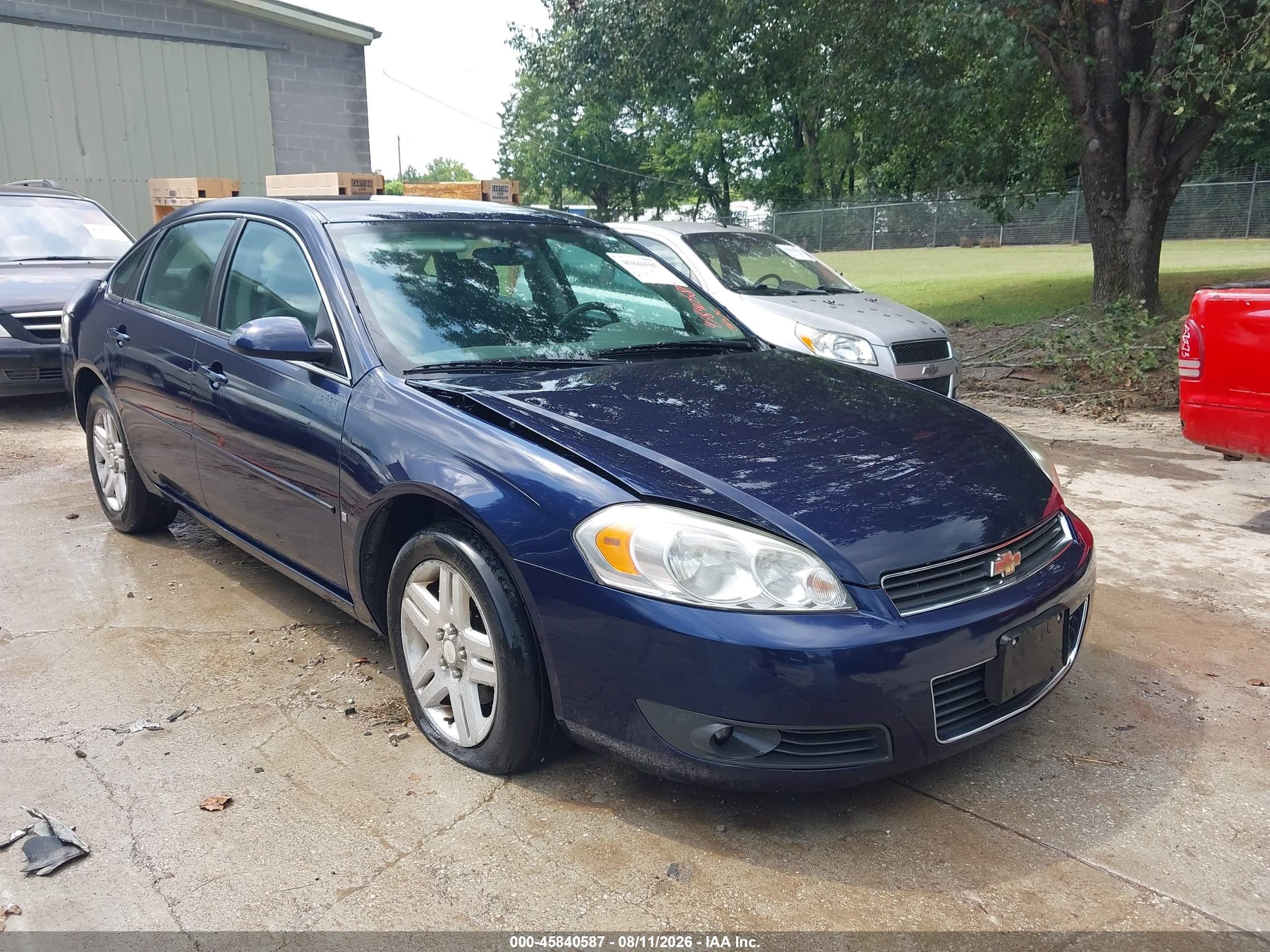 2008 Chevrolet Impala LT, VIN 2G1WC583X81224026 — Обычный износ