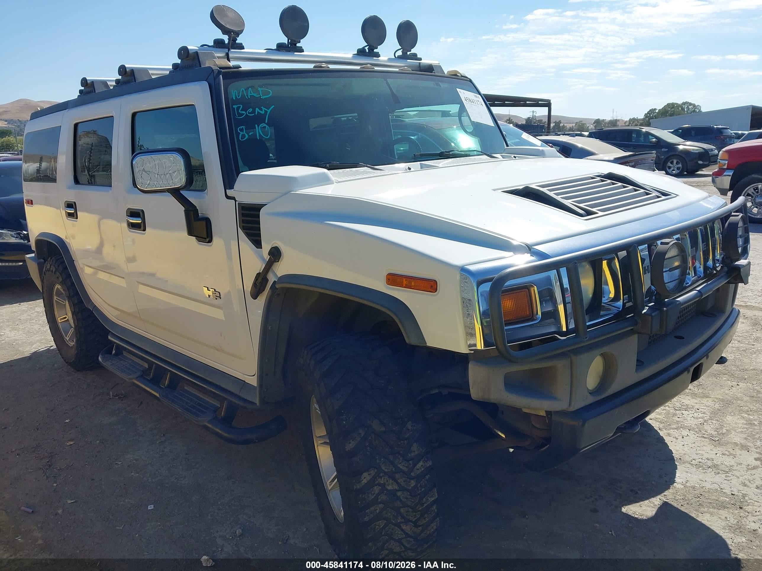 2003 Hummer H2, VIN 5GRGN23U03H109329 — Обычный износ