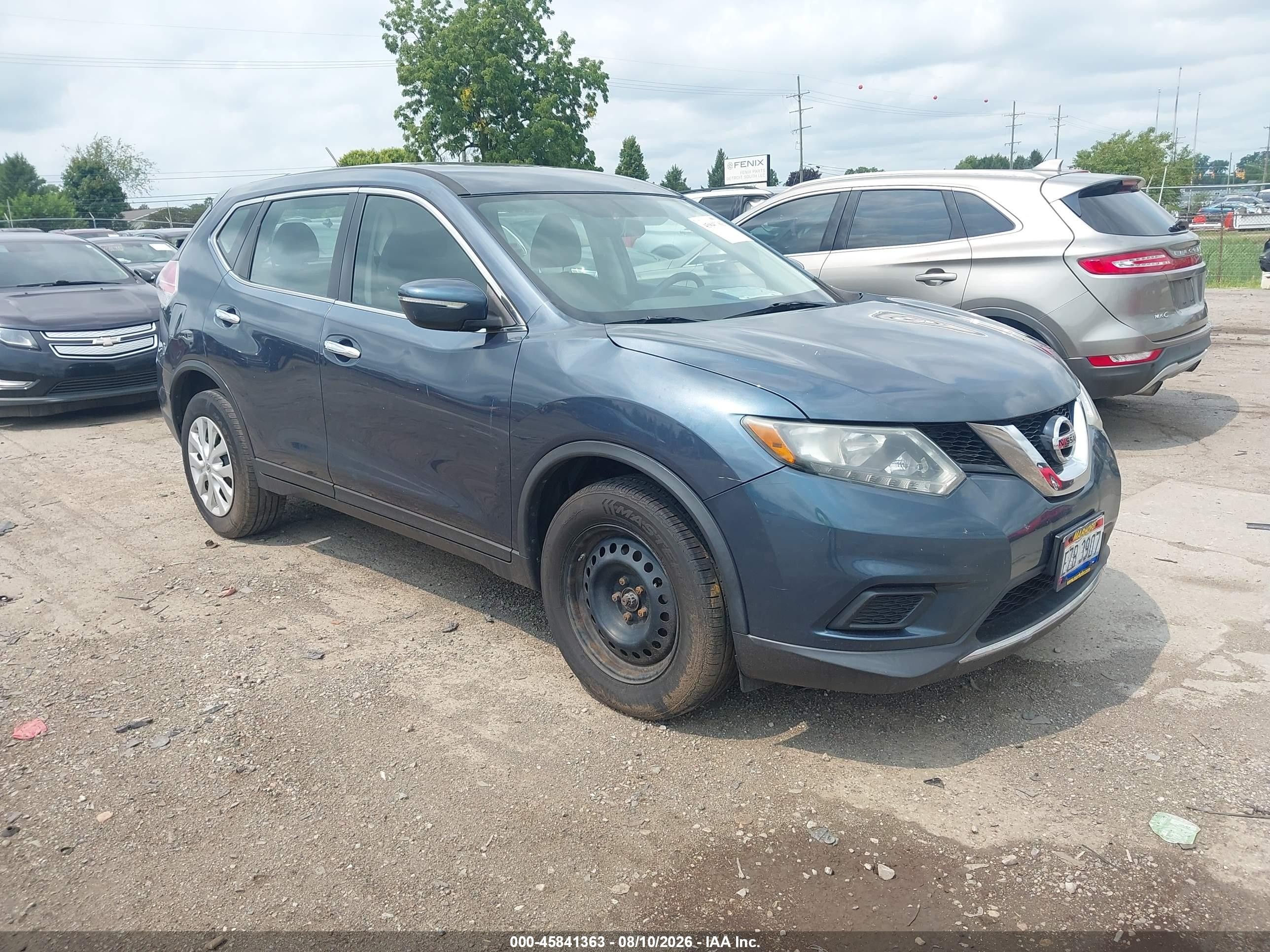 2014 Nissan Rogue SL, VIN 5N1AT2MT6EC793799 — Обычный износ