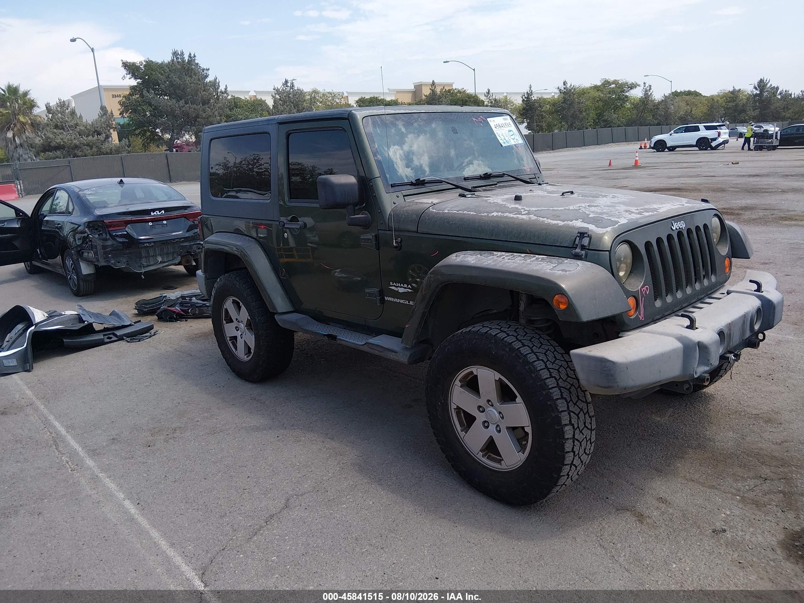 2007 Jeep Wrangler Sahara, VIN 1J4FA54147L177144 — Rear end