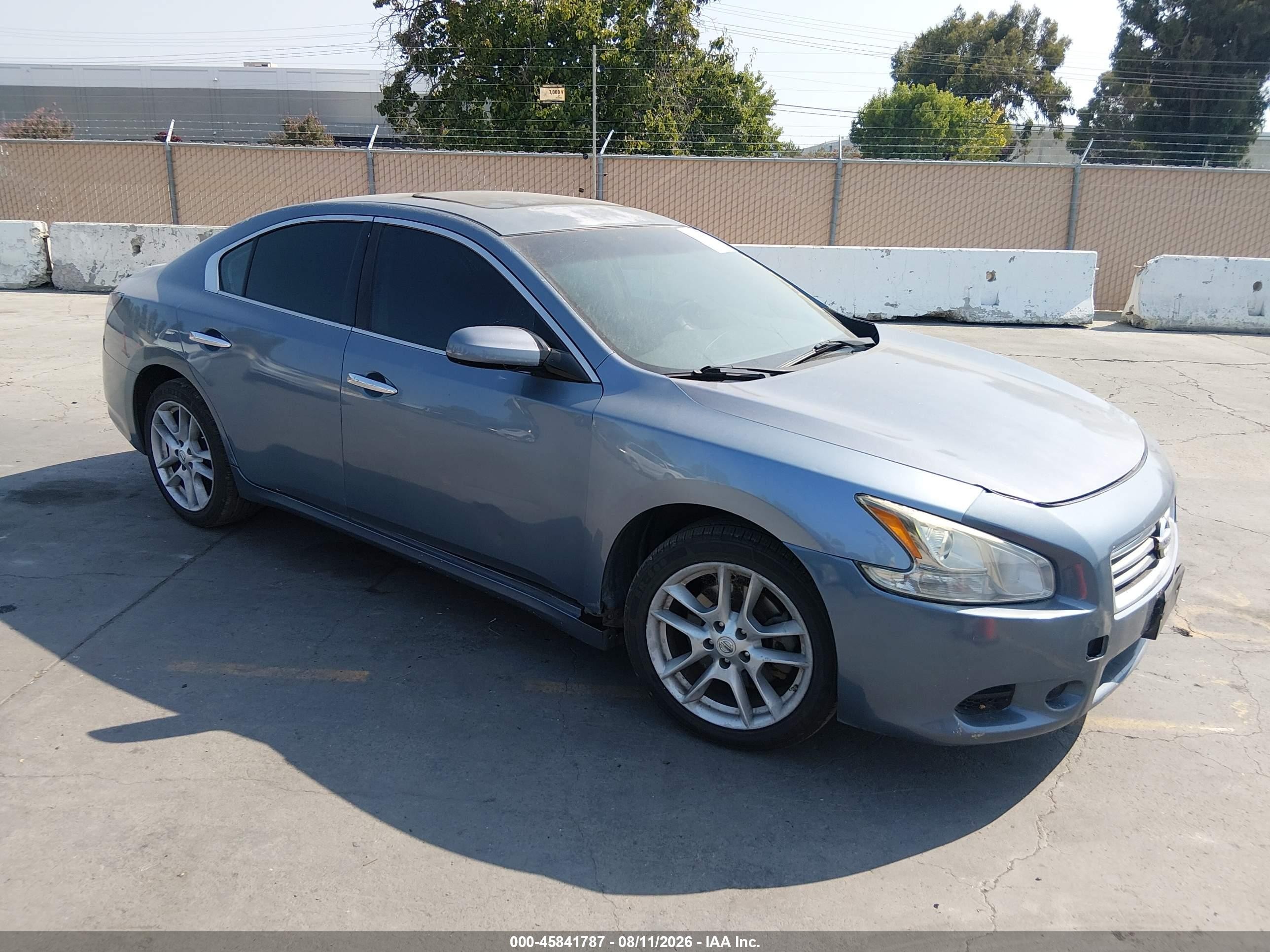 2012 Nissan Maxima S, VIN 1N4AA5AP3CC822617 — Roof