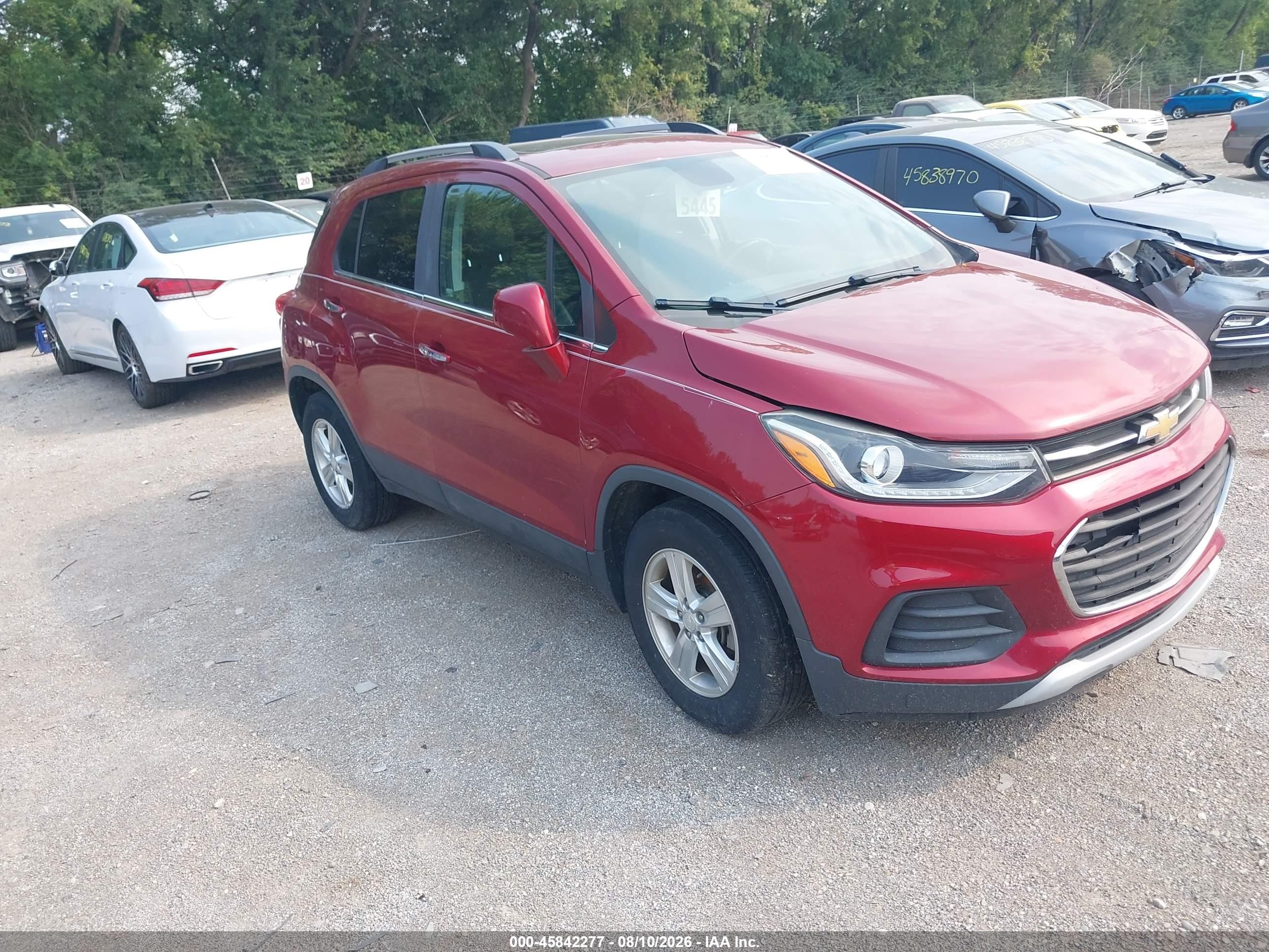 2018 Chevrolet Trax LT, VIN 3GNCJLSB3JL346470 — Обычный износ