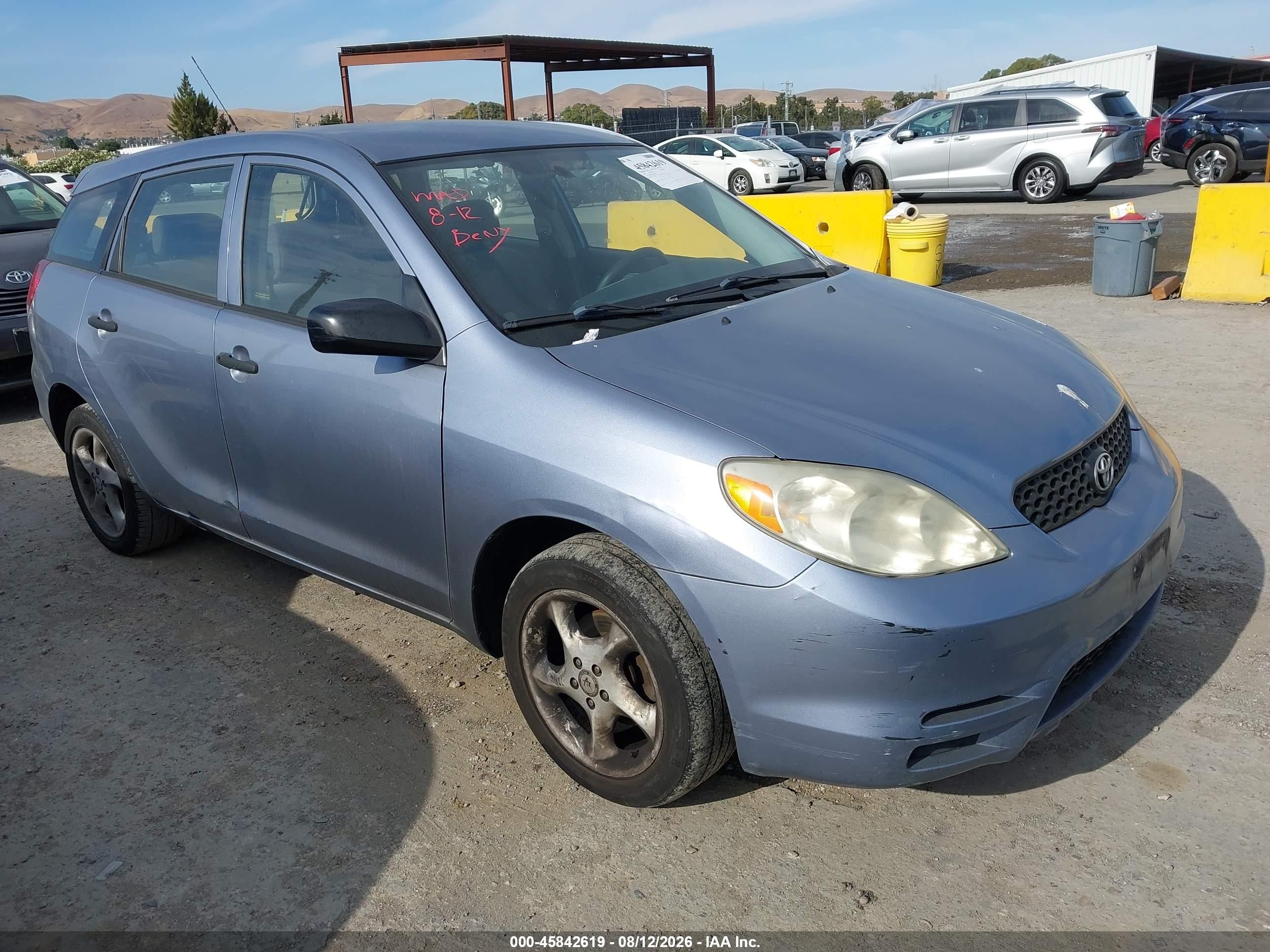 2003 Toyota Matrix Std, VIN 2T1KR32E83C023903 — Normal wear