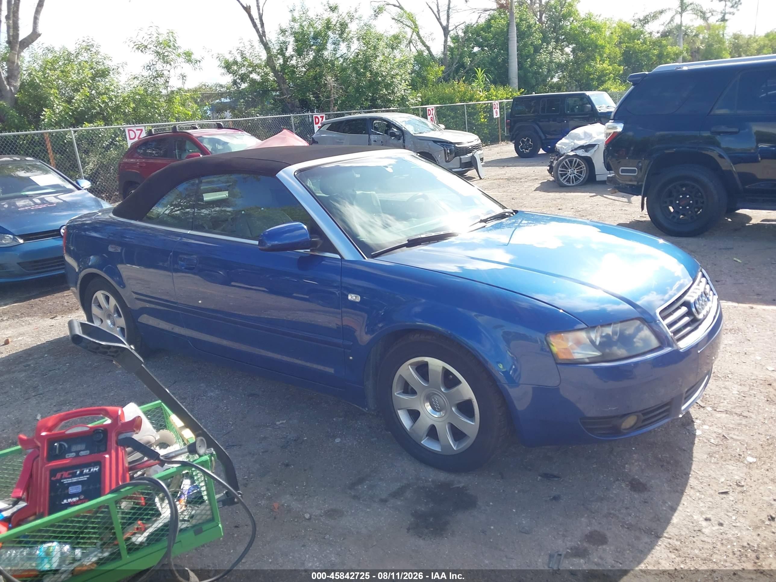 2004 Audi A4 3.0L, VIN WAUAT48H54K009331 — Normal wear