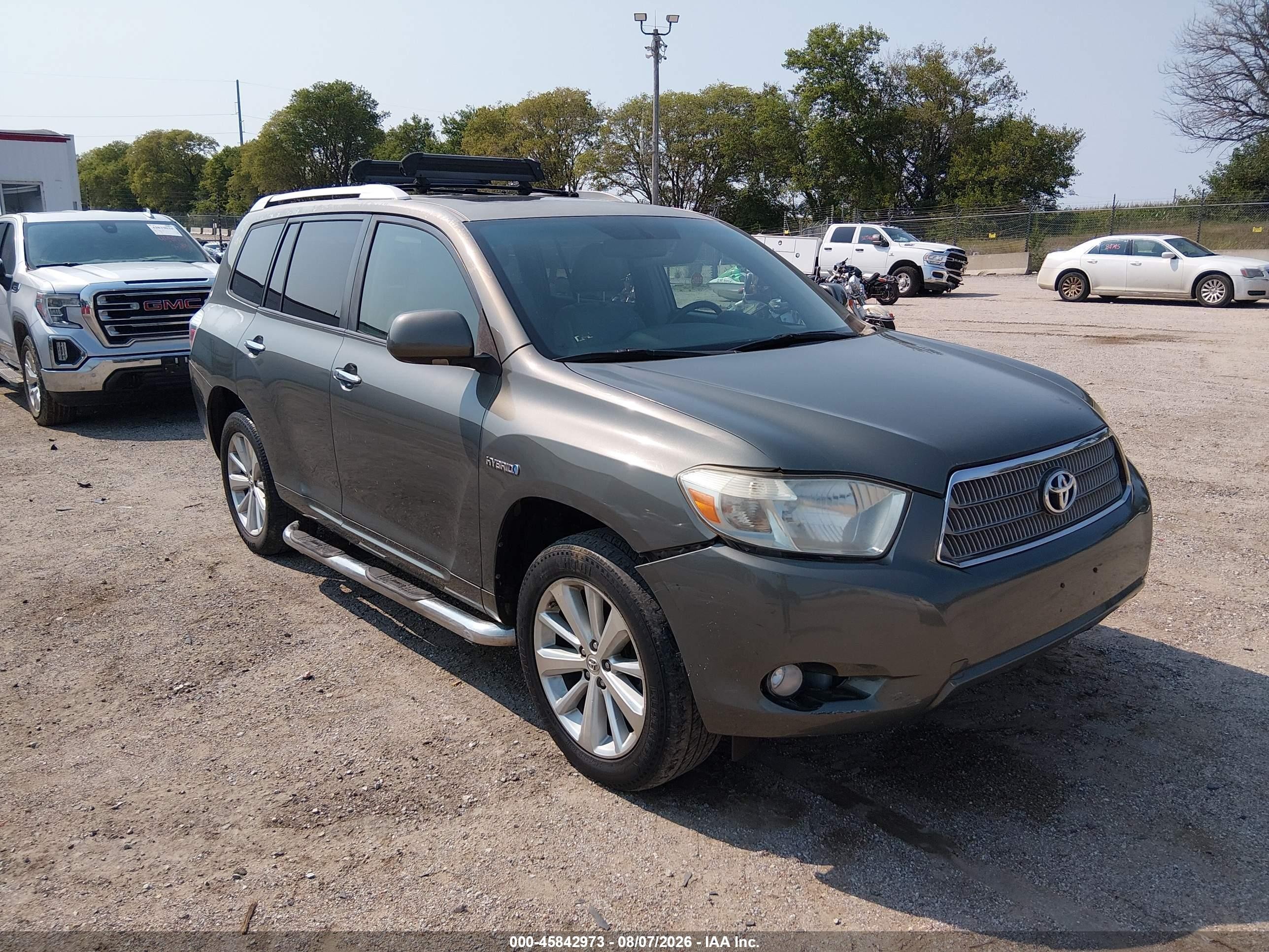 2010 Toyota Highlander Limited, VIN JTEJW3EH6A2041429 — Rear end