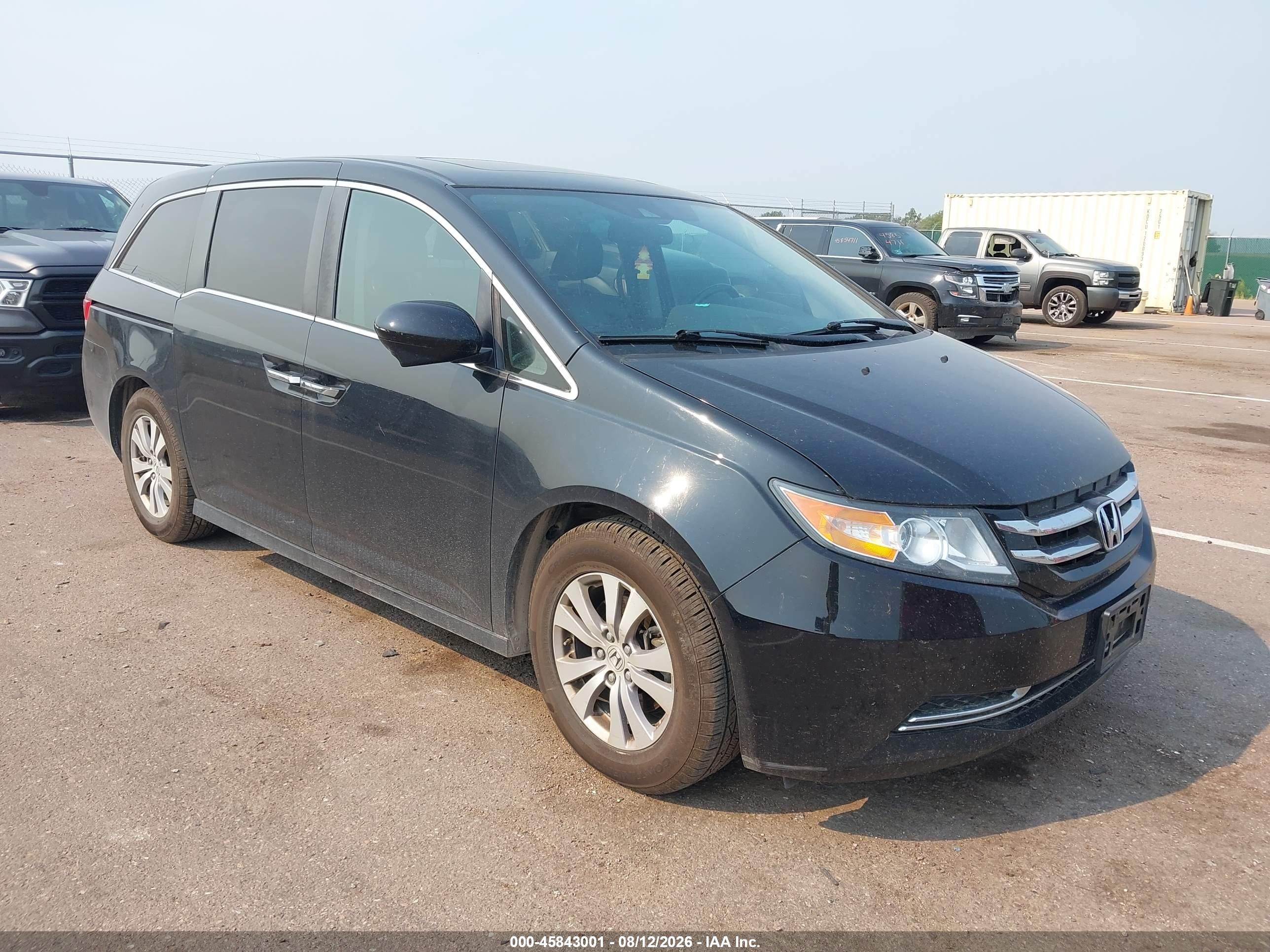 2016 Honda Odyssey EX-L, VIN 5FNRL5H67GB093843 — Обычный износ