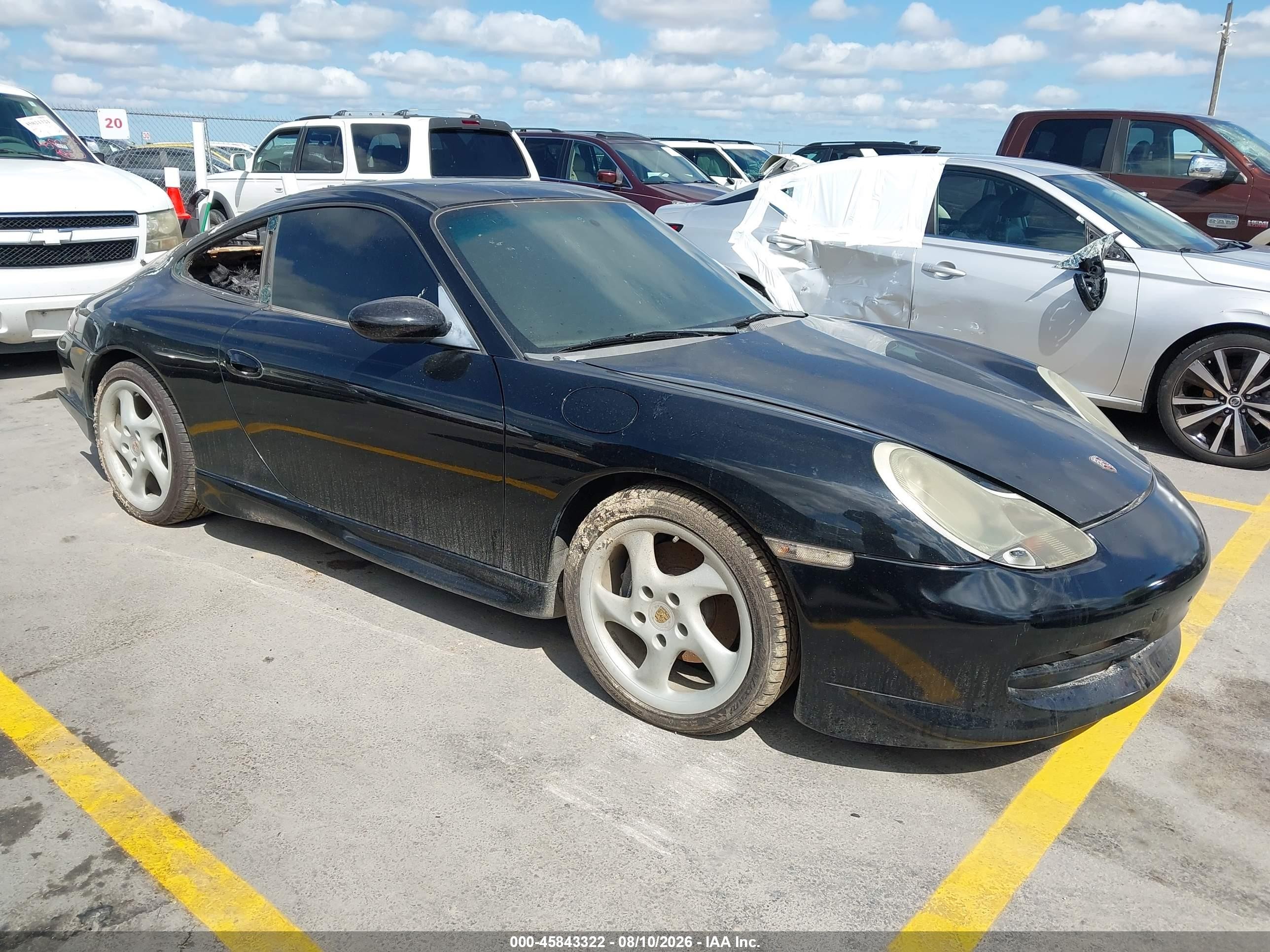 2000 Porsche 911, VIN WP0AA2999YS621171 — Пожар в моторном отсеке