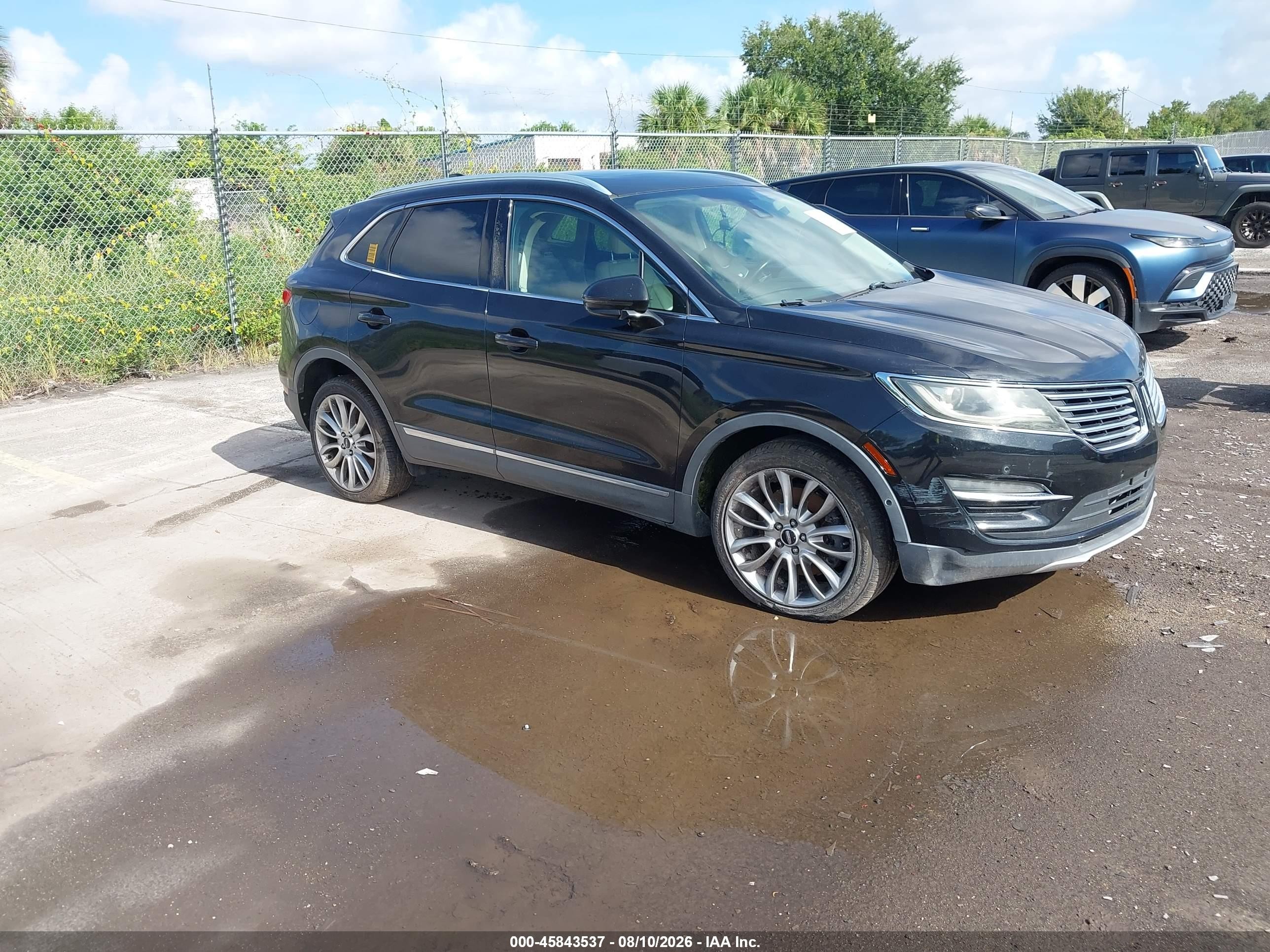 2015 Lincoln MKC, VIN 5LMCJ1A95FUJ31688 — Mechanical