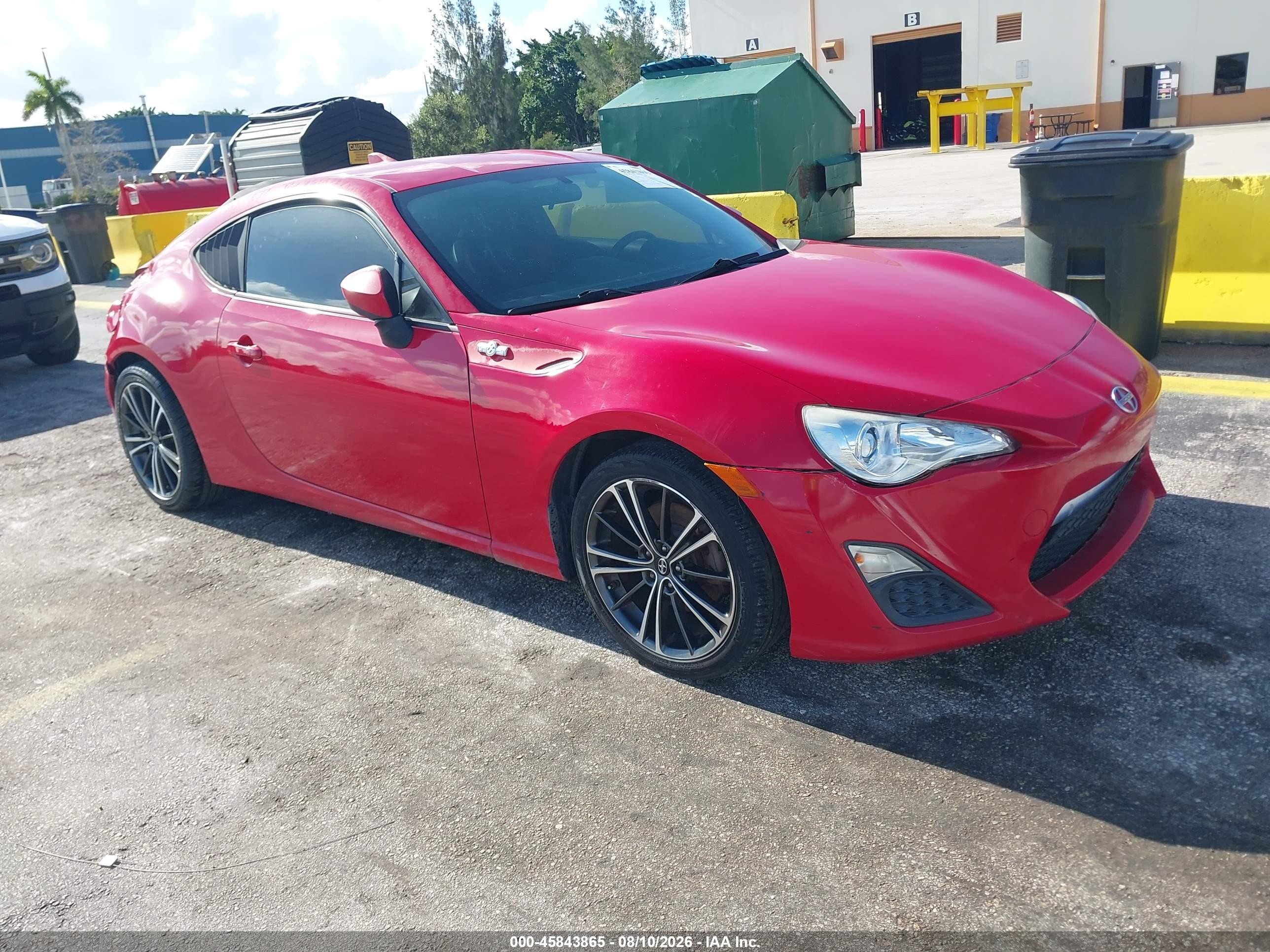 2016 Scion FR-S, VIN JF1ZNAA11G8707616 — Rear end