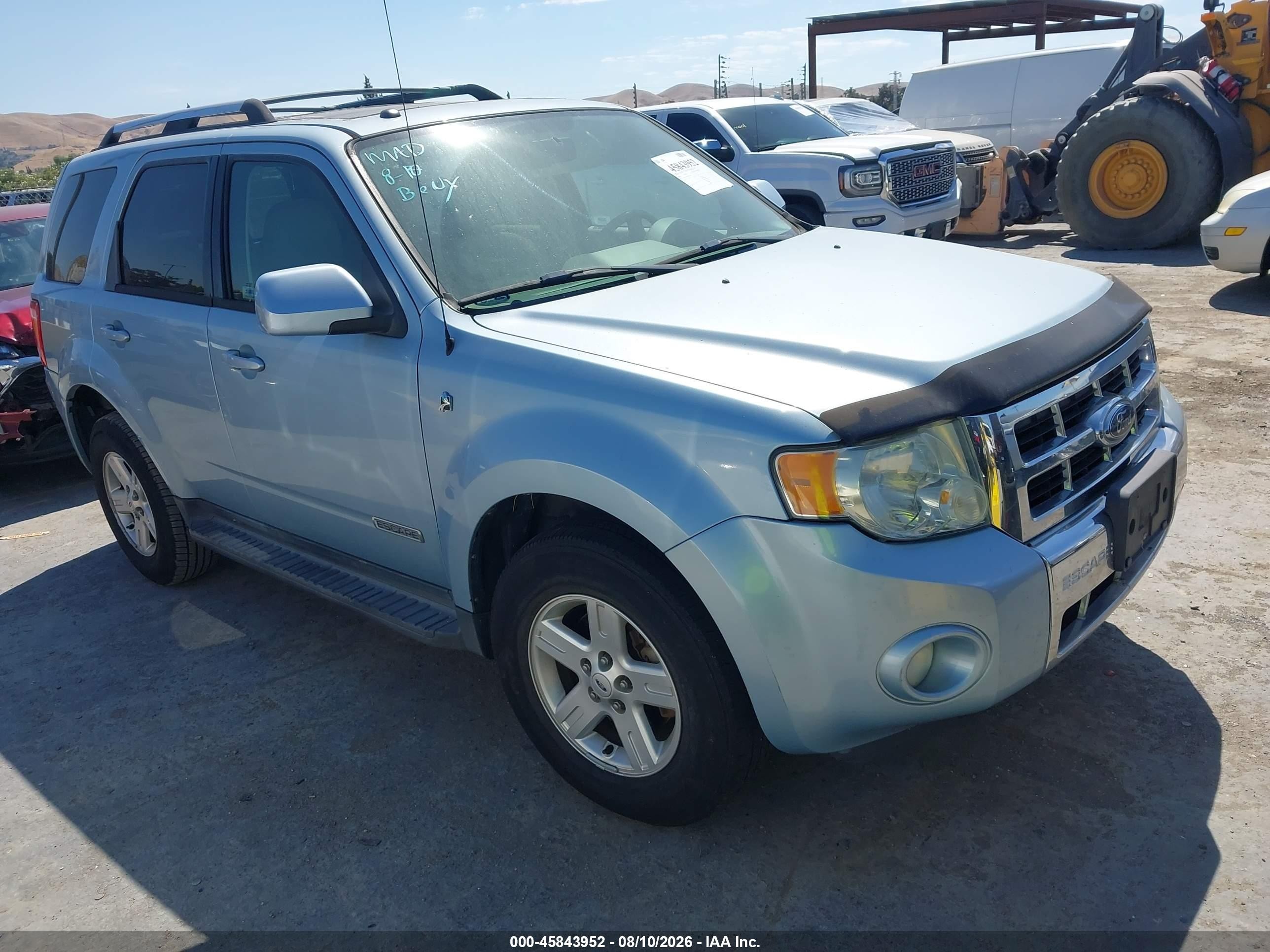 2008 Ford Escape Hybrid, VIN 1FMCU49HX8KD32444 — Normal wear