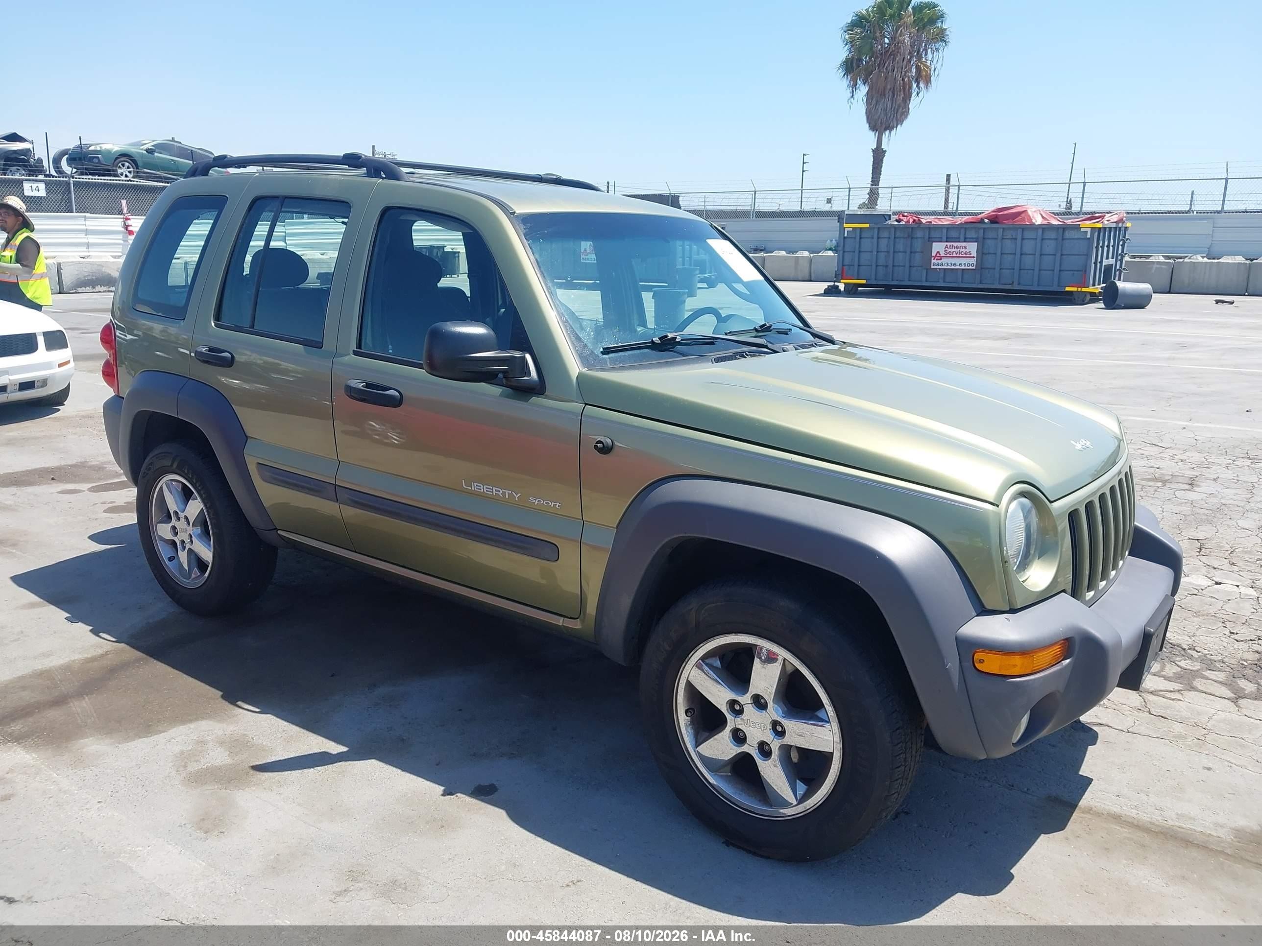 2003 Jeep Liberty Sport, VIN 1J4GL48K03W627635 — Обычный износ