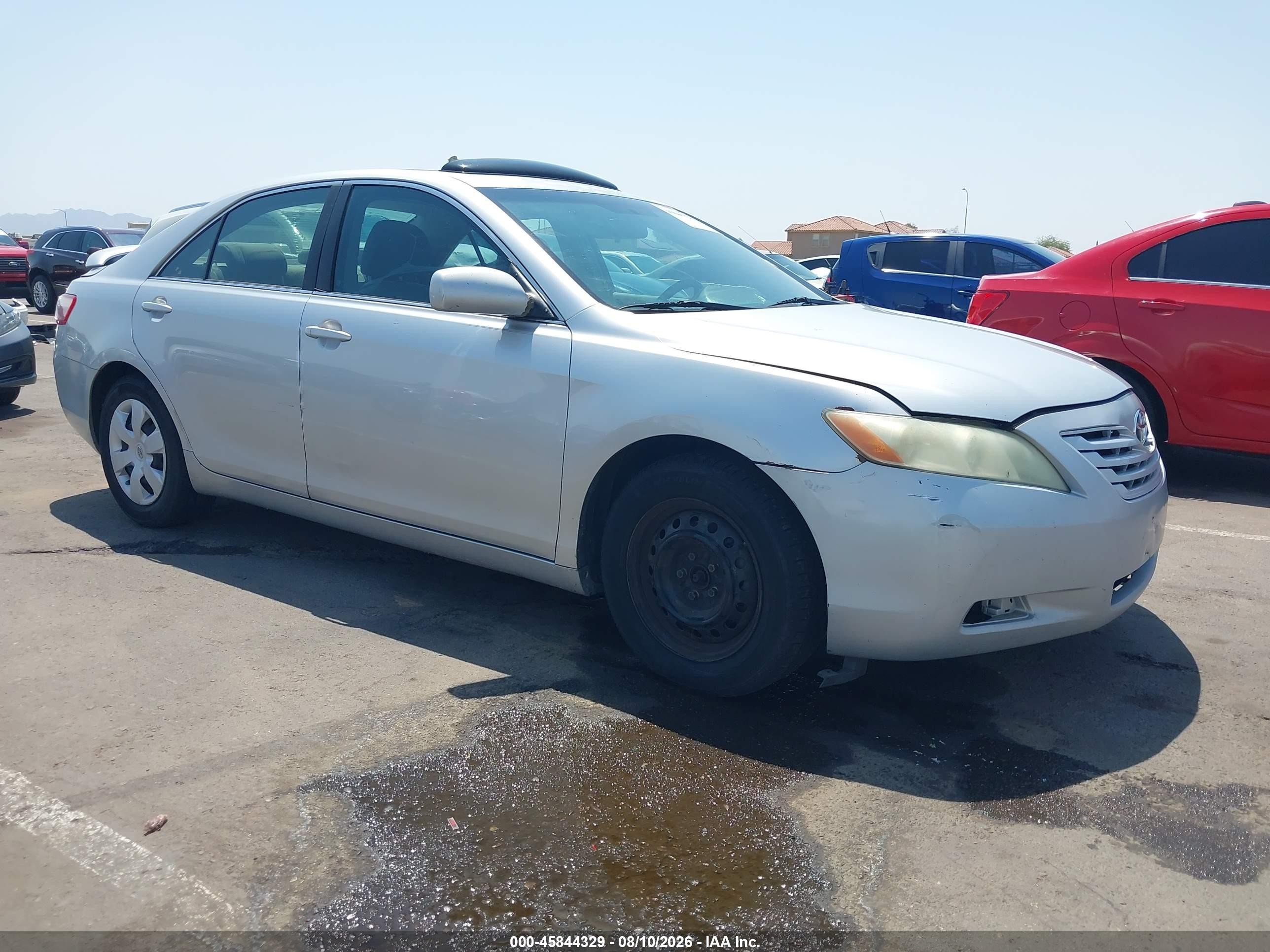 2007 Toyota Camry LE, VIN 4T1BE46K97U051912 — Front end