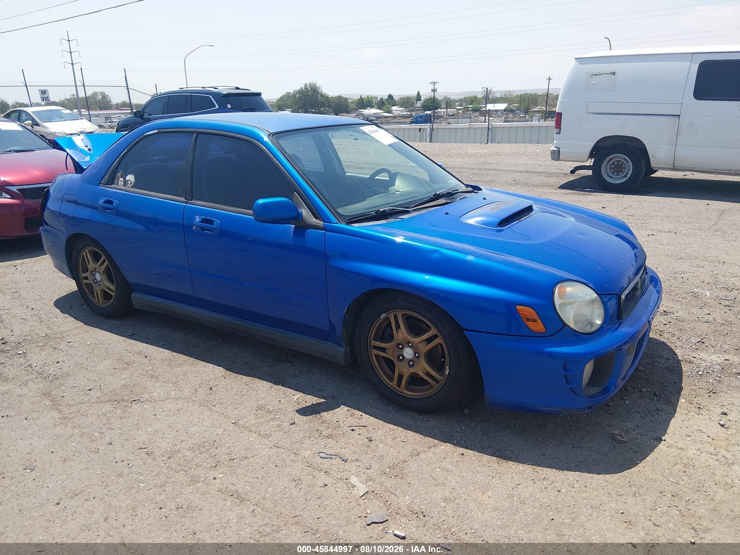 2002 Subaru Impreza WRX, VIN JF1GD29682G526625 — Normal wear