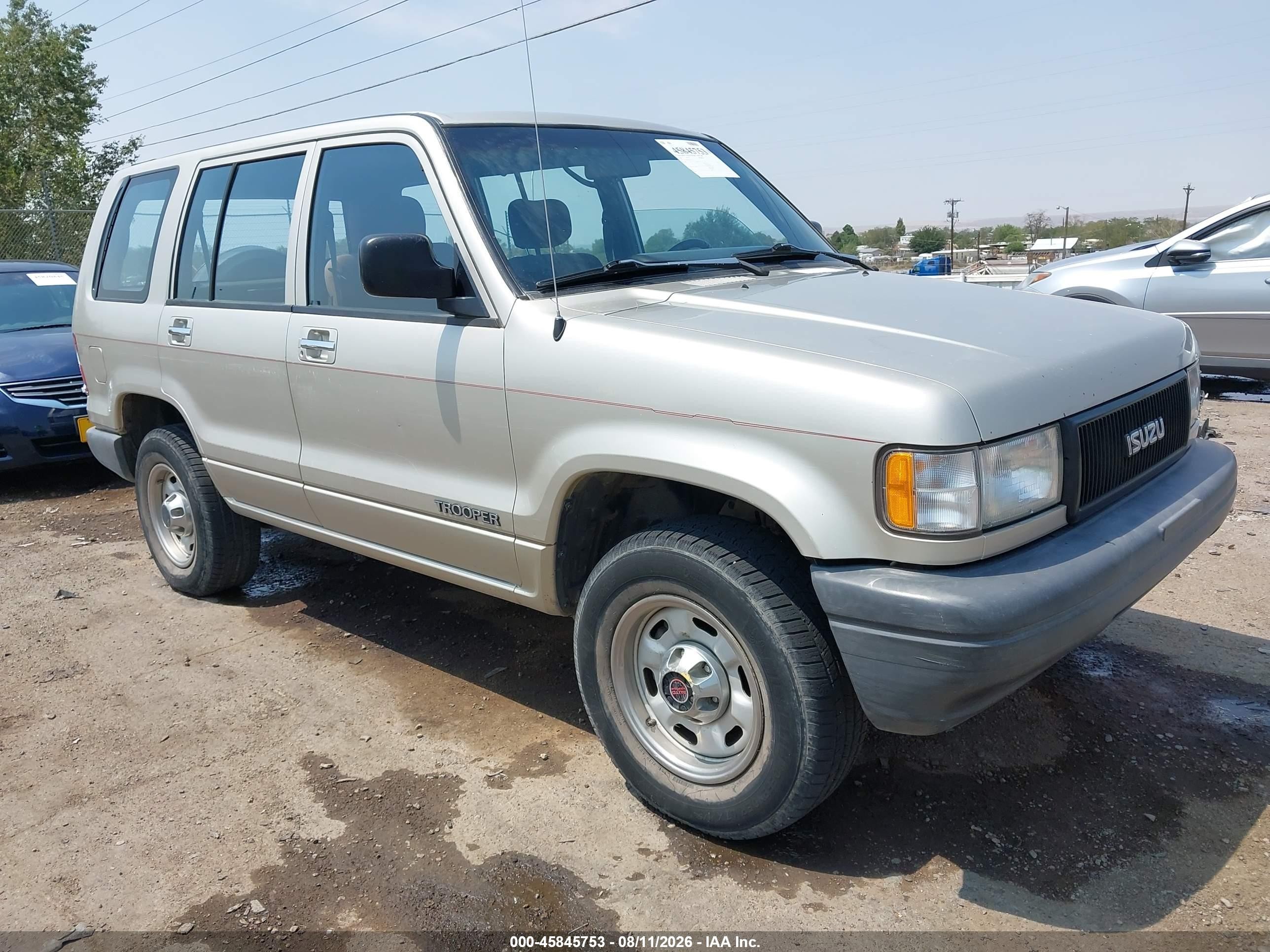 1994 Isuzu Trooper S, VIN JACDH58V2R7932534 — Обычный износ