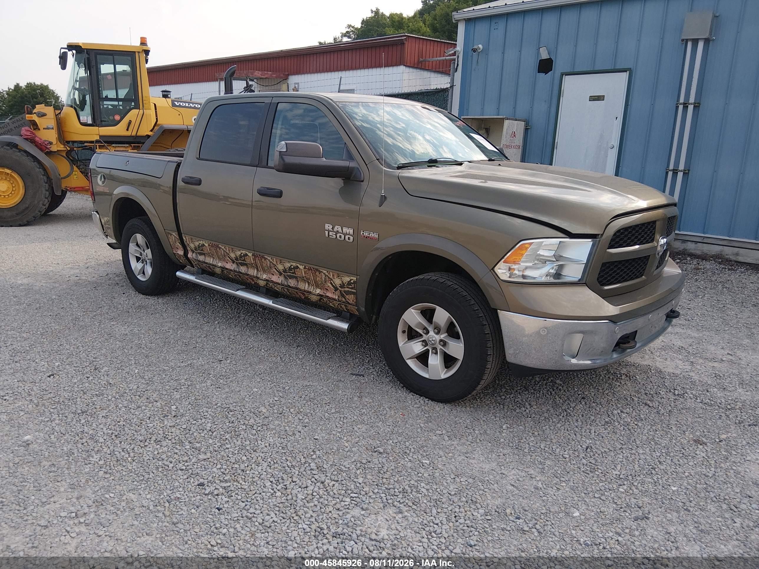 2015 Ram 1500 Big Horn, VIN 1C6RR7LT3FS575239 — Обычный износ