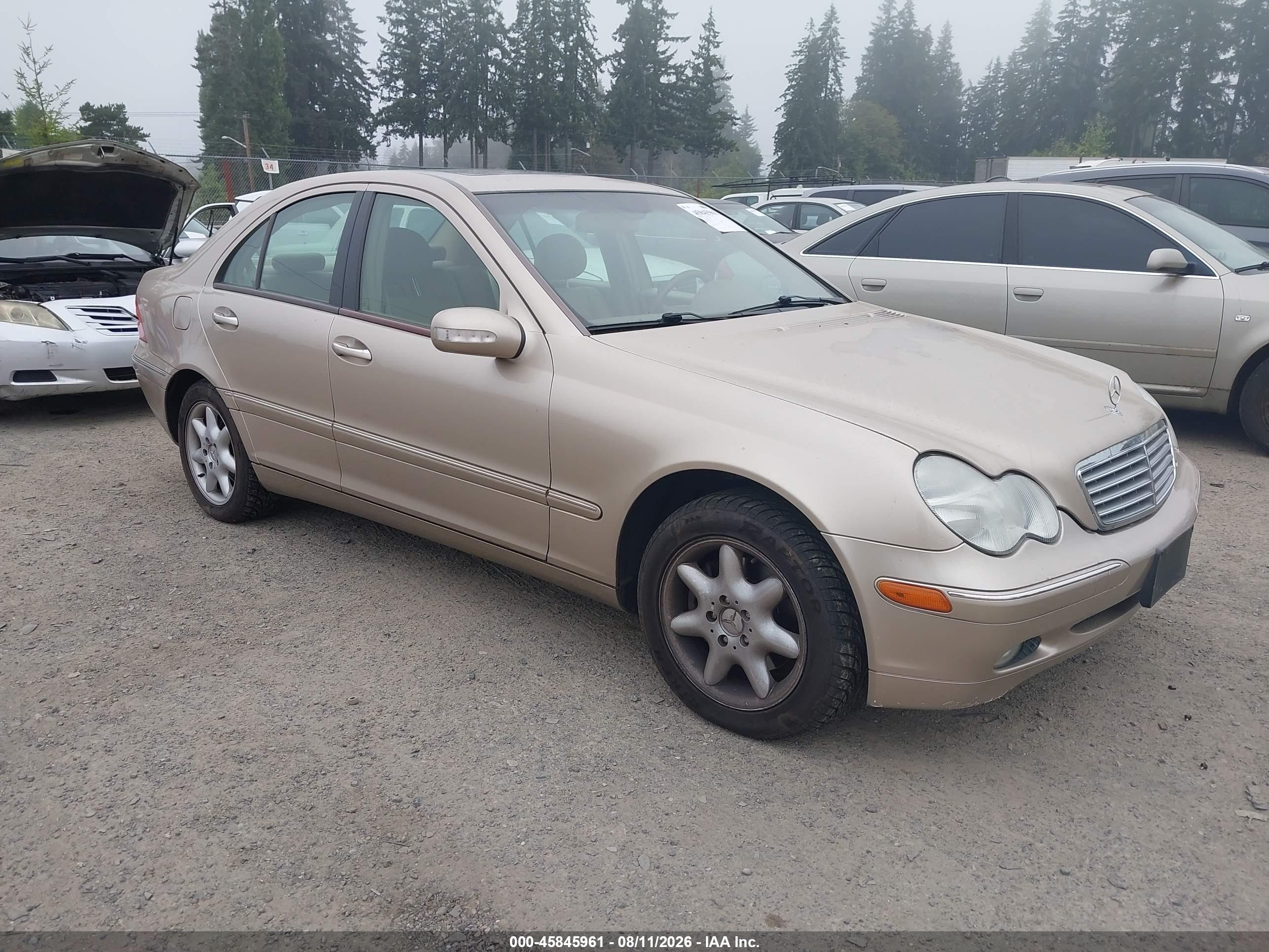 2001 Mercedes-Benz C 230/260/280/320, VIN WDBRF64J41F019689 — Обычный износ
