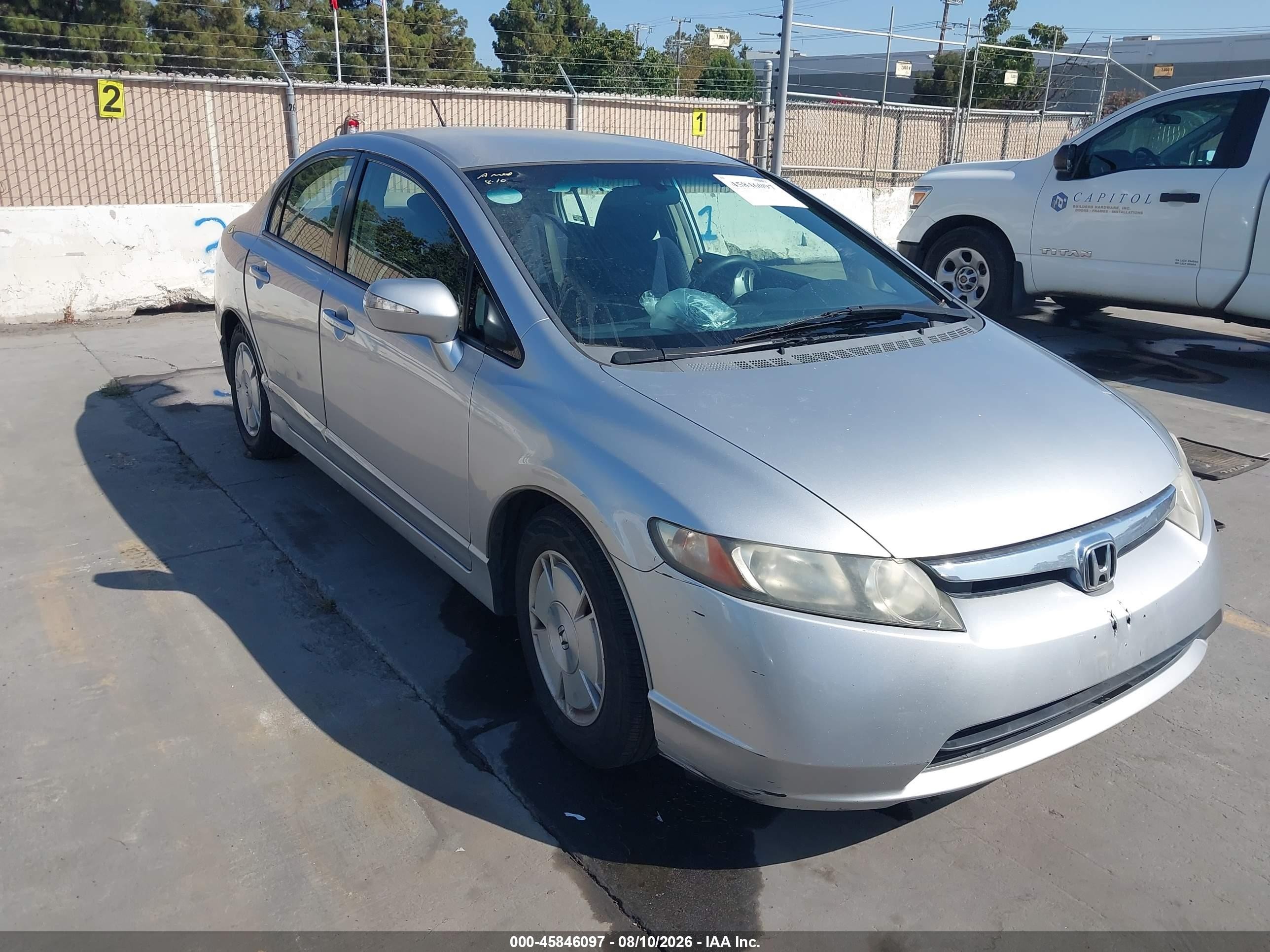 2007 Honda Civic, VIN JHMFA36247S018533 — Обычный износ