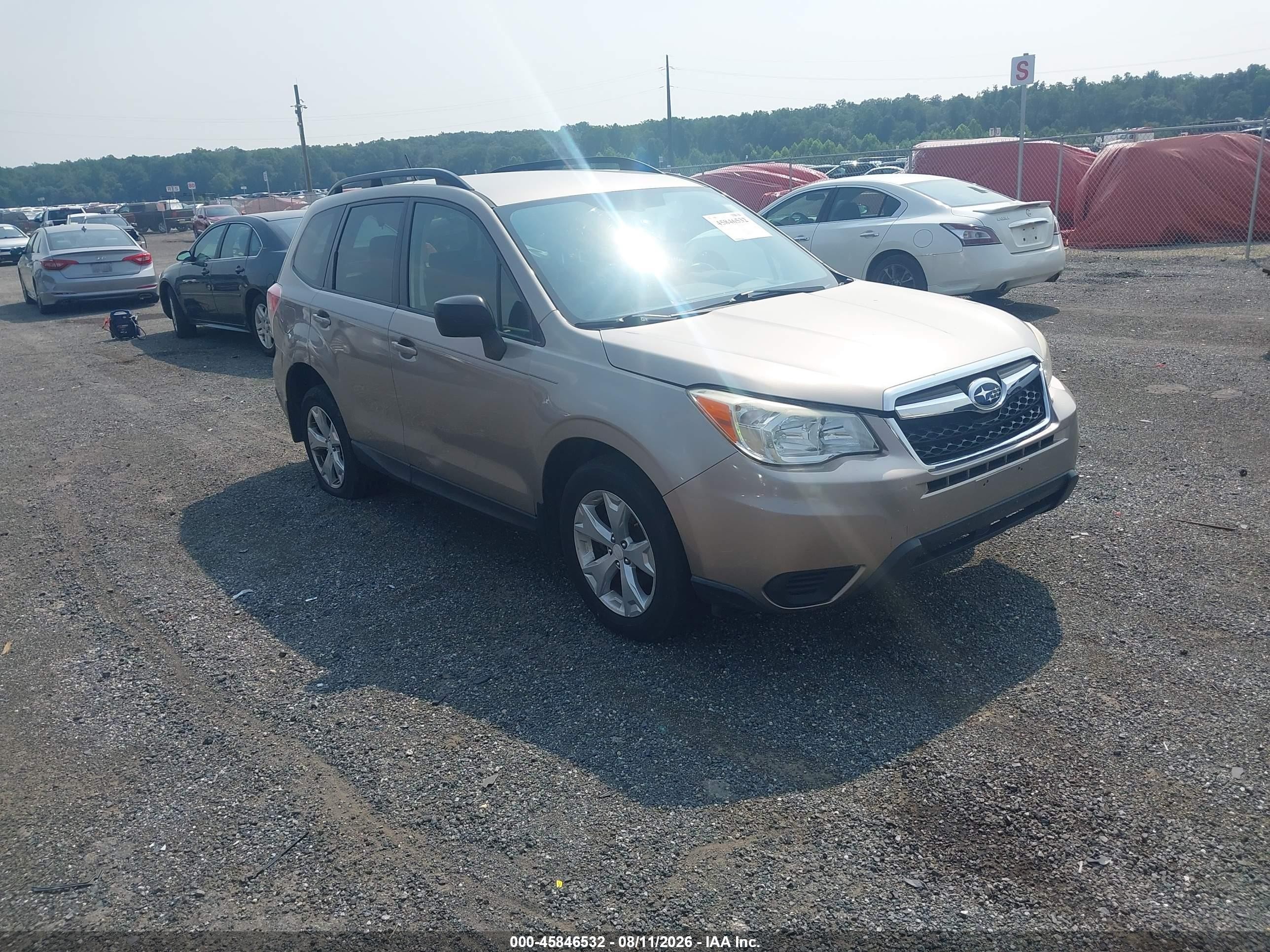 2015 Subaru Forester 2.5i, VIN JF2SJABC1FH595391 — Normal wear