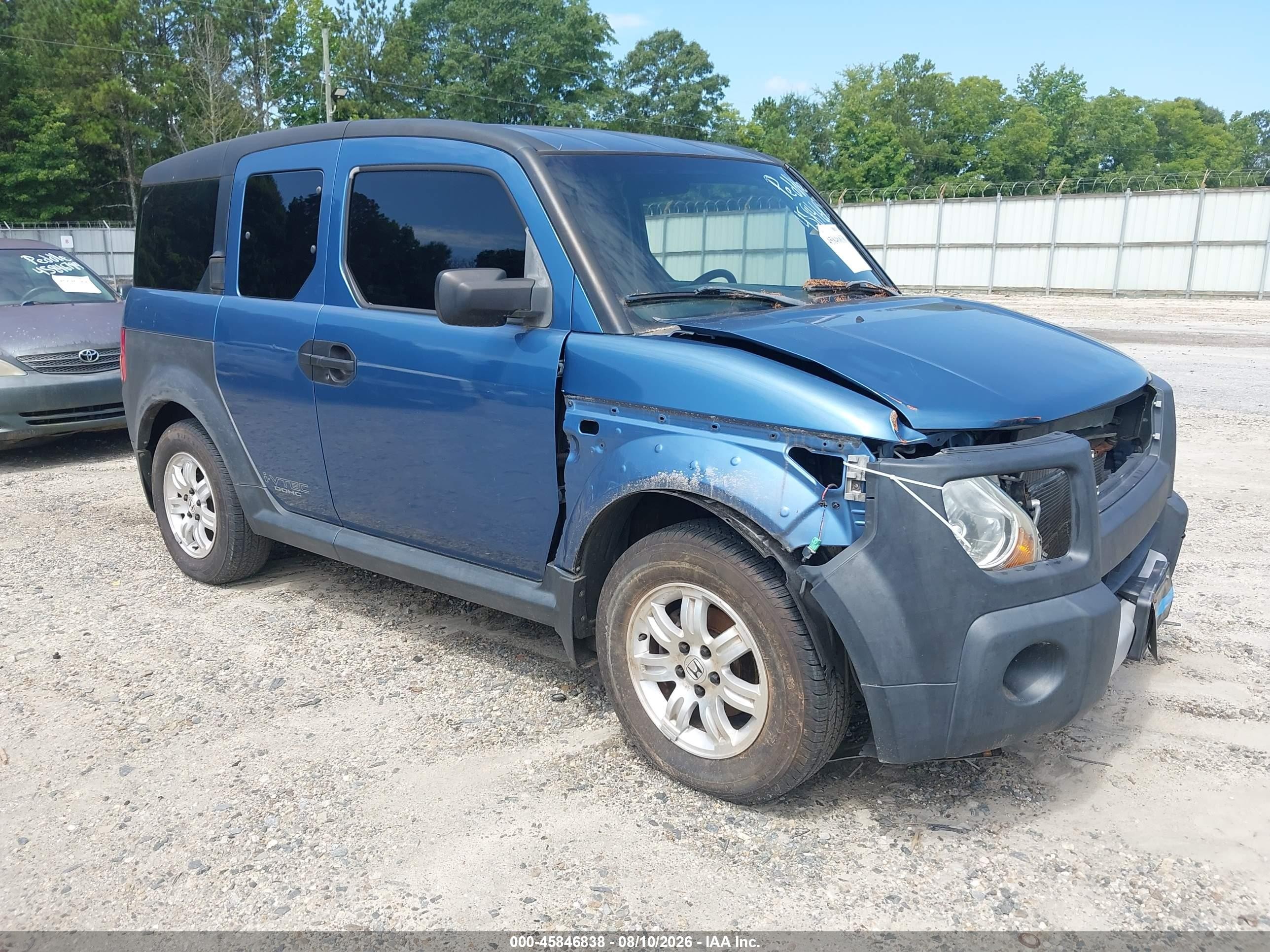 2006 Honda Element EX, VIN 5J6YH286X6L004848 — Обычный износ