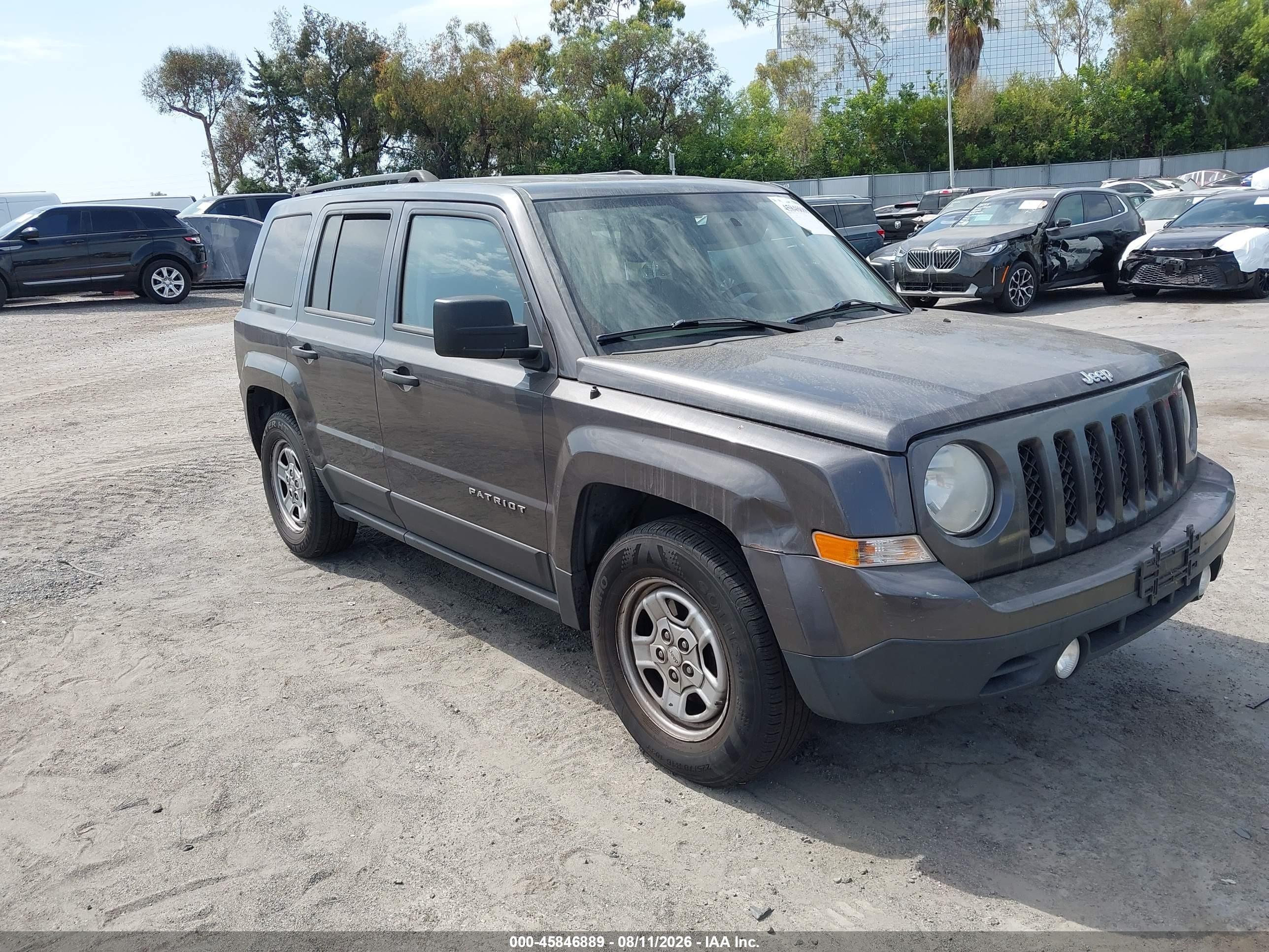 2014 Jeep Patriot Sport, VIN 1C4NJPBAXED812665 — Обычный износ