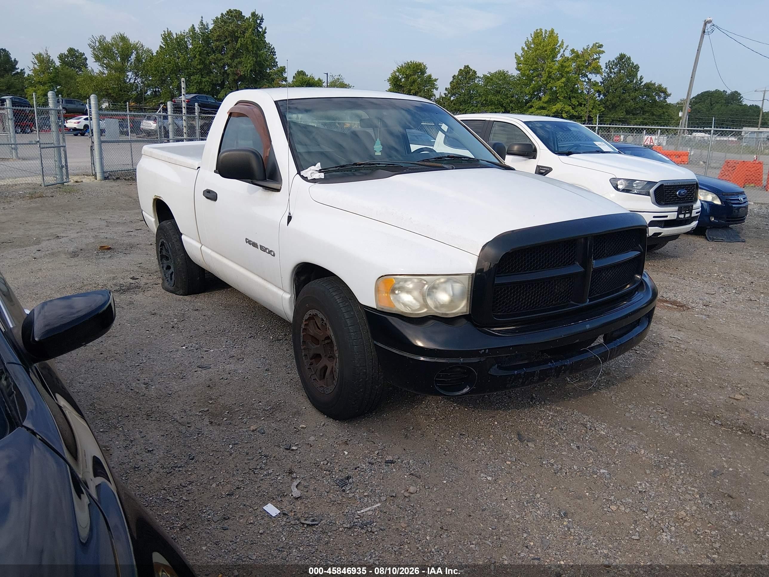 2005 Dodge 1500 ST, VIN 1D7HA16K95J600327 — Обычный износ