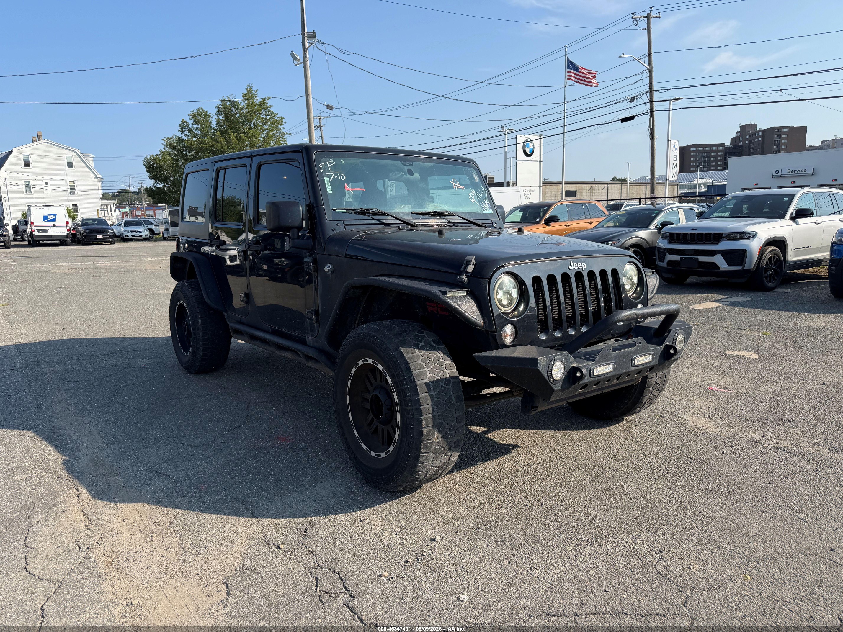 2016 Jeep Wrangler Unlimited Sport, VIN 1C4BJWDG3GL194273 — Normal wear