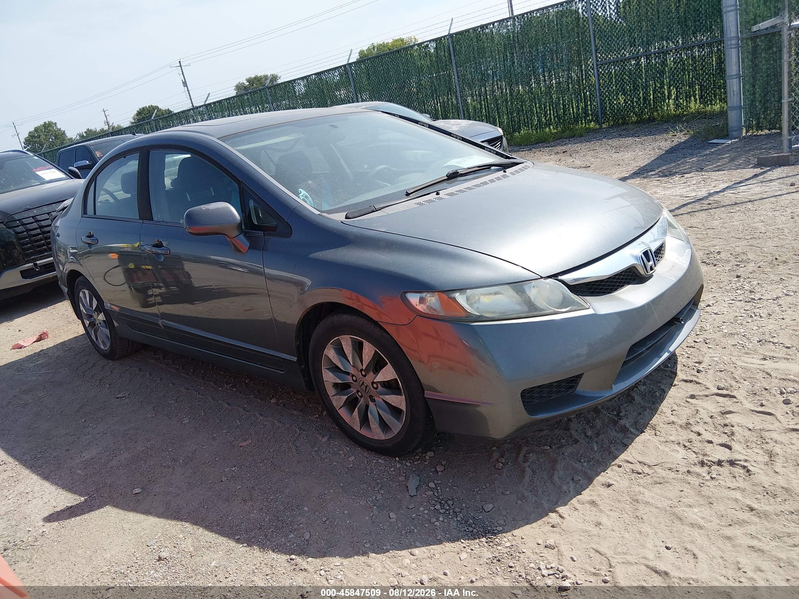 2009 Honda Civic EX, VIN 1HGFA16839L020119 — Обычный износ