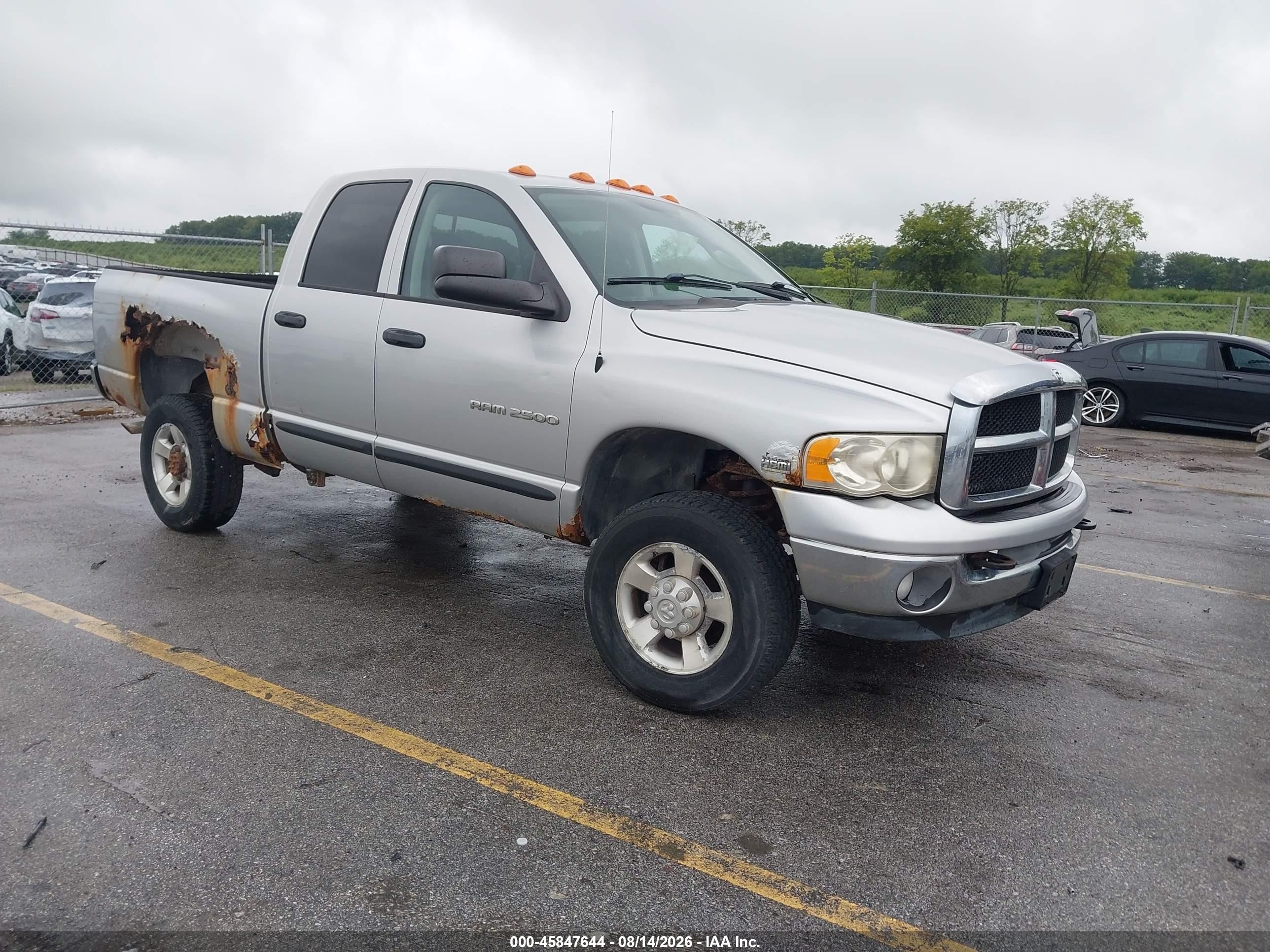 2004 Dodge 2500 SLT, VIN 3D7KU28D74G176907 — Град