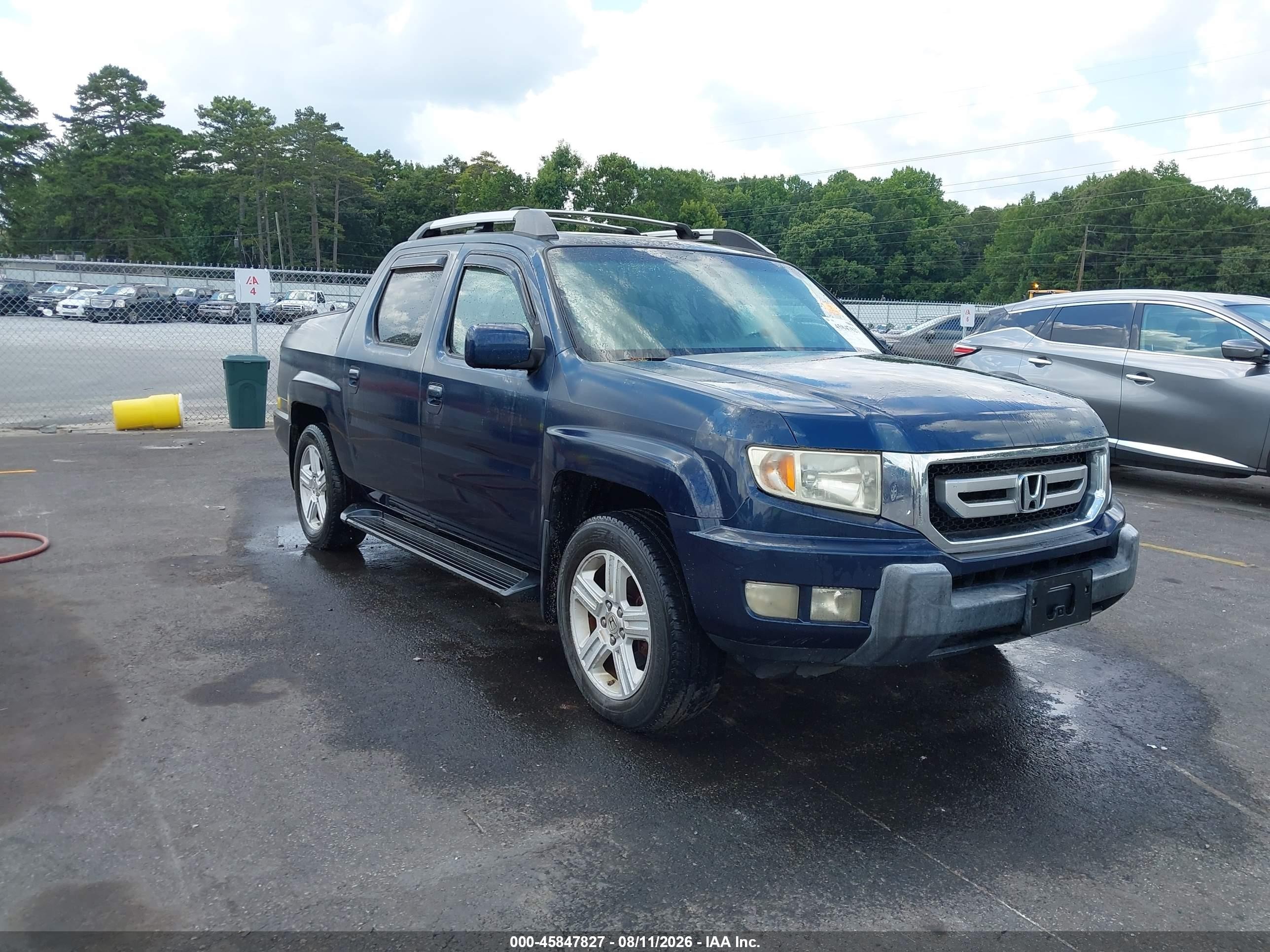 2009 Honda Ridgeline RTL, VIN 5FPYK16549B102123 — Обычный износ