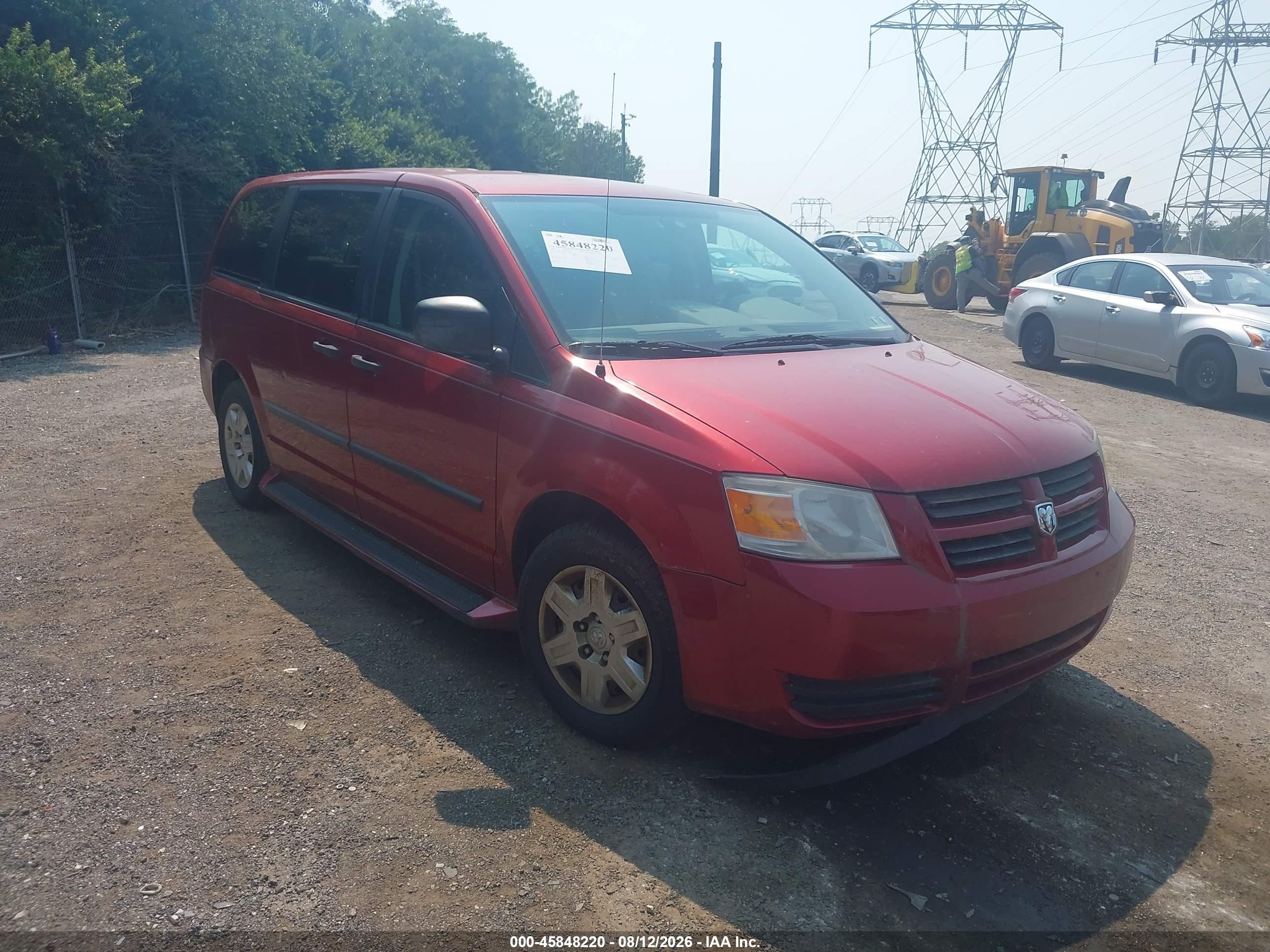 2008 Dodge Grand Caravan SE, VIN 2D8HN44H28R113950 — Обычный износ