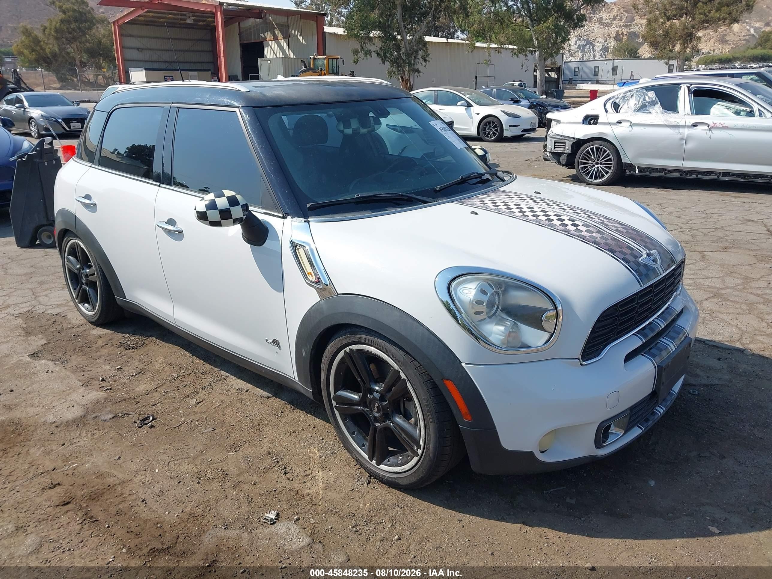 2012 MINI Countryman S, VIN WMWZC3C57CWL81075 — Not stated