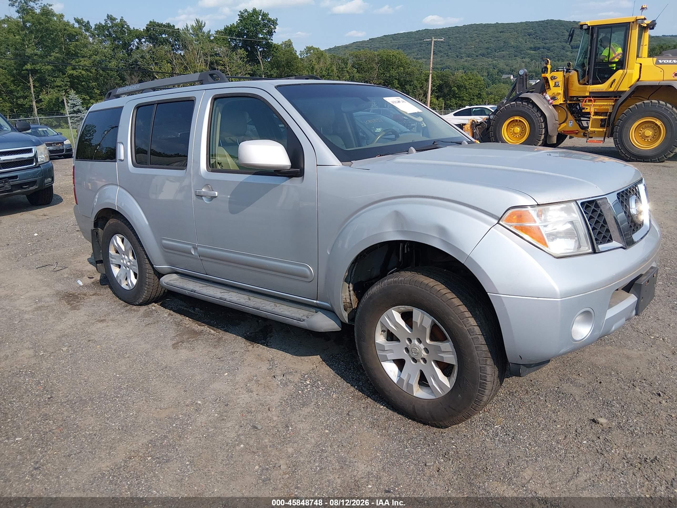 2005 Nissan Pathfinder XE, VIN 5N1AR18W95C706894 — Обычный износ